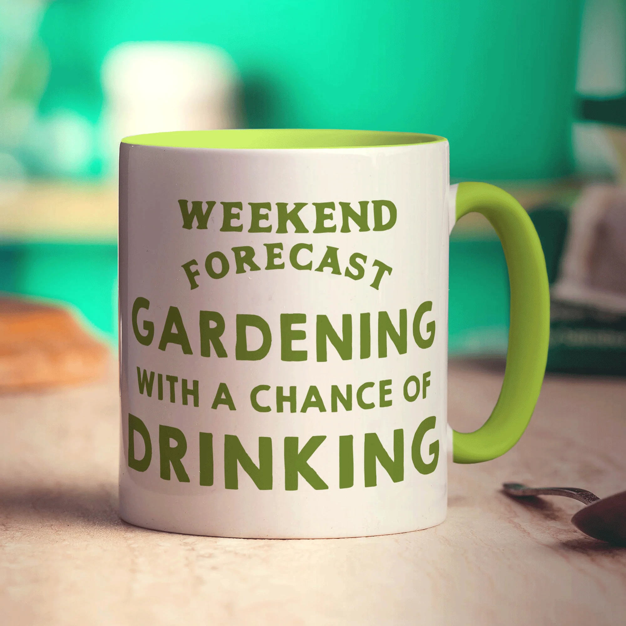 Weekend Forecast Gardening with a Chance of Drinking Mug - Image 7