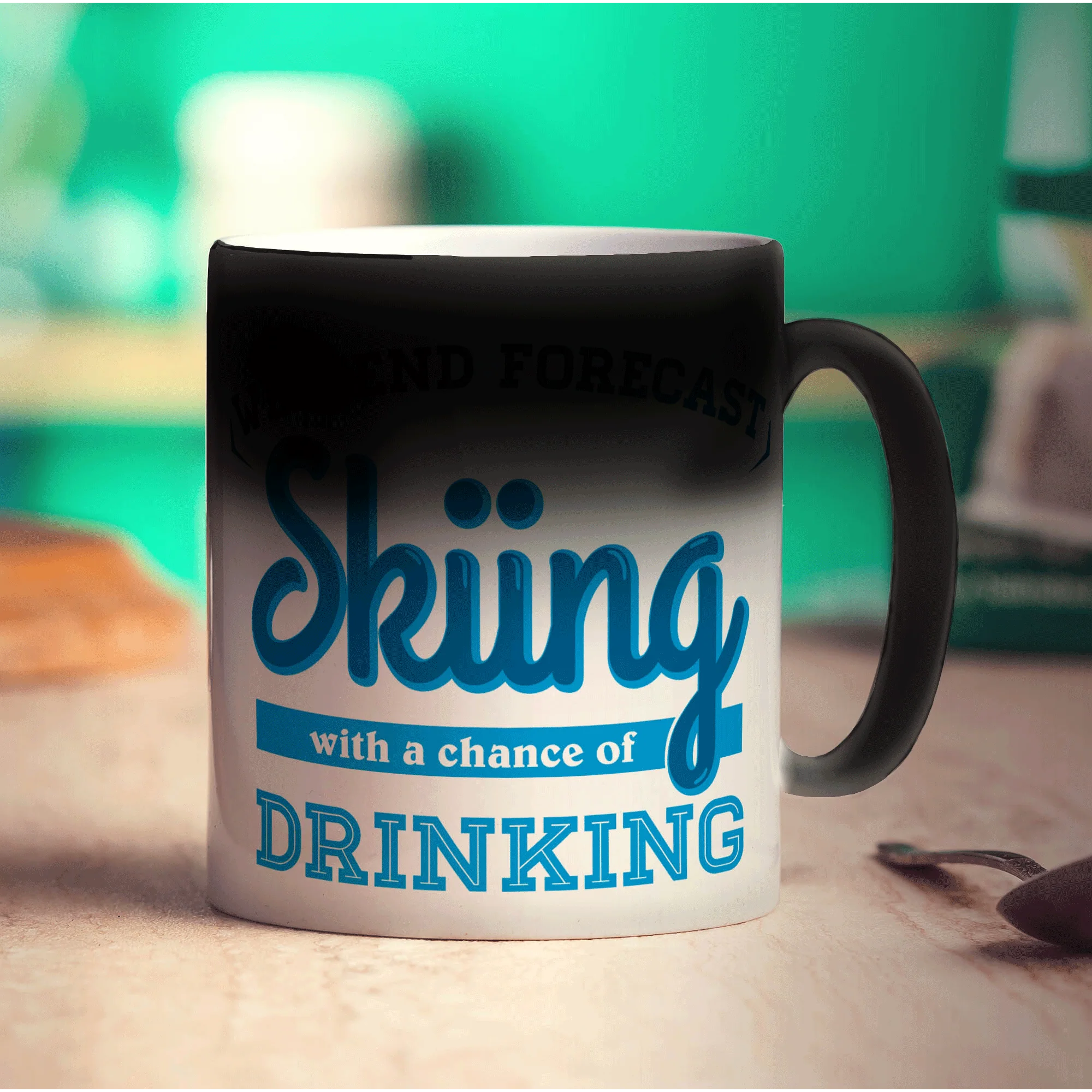 Weekend Forecast Skiing with a Chance of Drinking Mug - Image 6