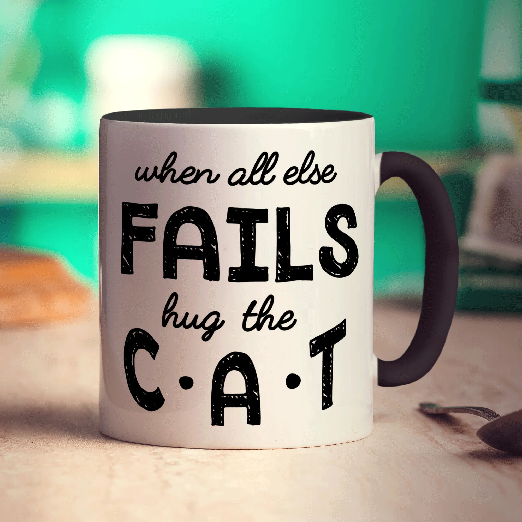 When all Else Fails Hug The Cat Mug - Image 10