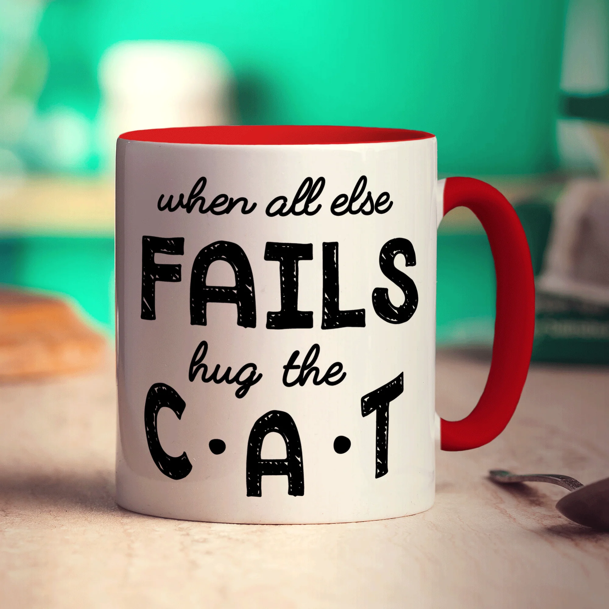 When all Else Fails Hug The Cat Mug - Image 11