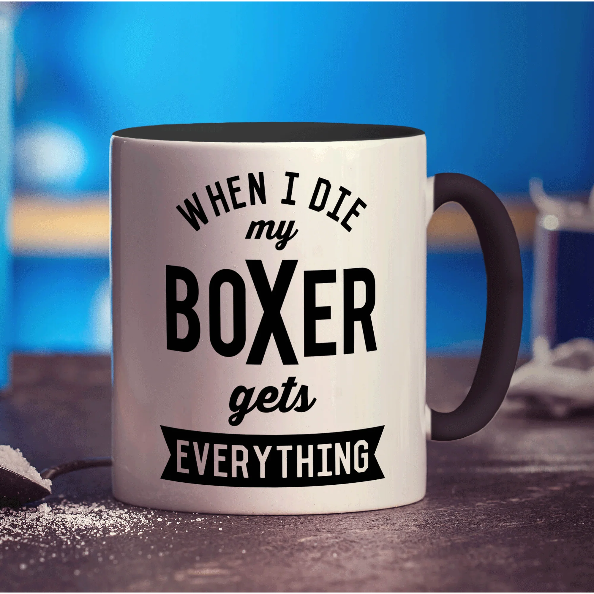 When I Die my Boxer Gets Everything Mug - Image 10