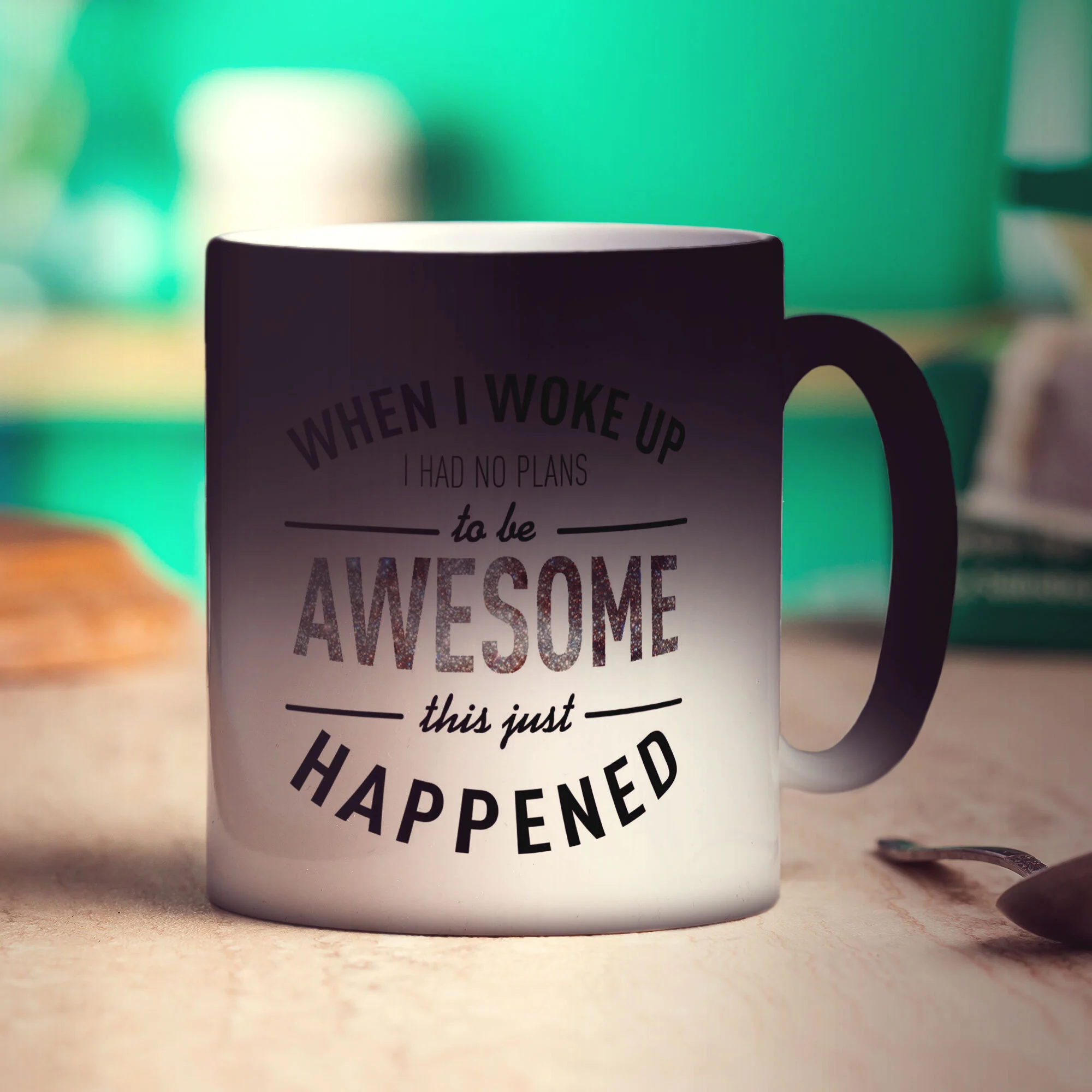 When I Woke Up I Had No Plans To Be Awesome This Just Happened Mug - Image 5