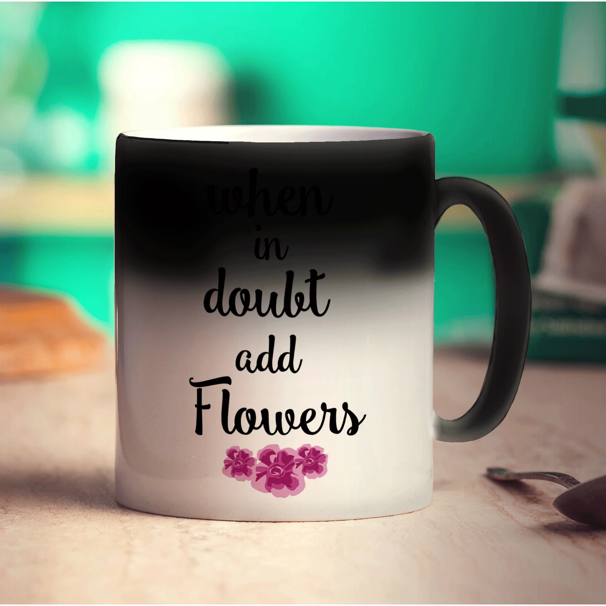 When in Doubt Add Flowers Mug - Image 6