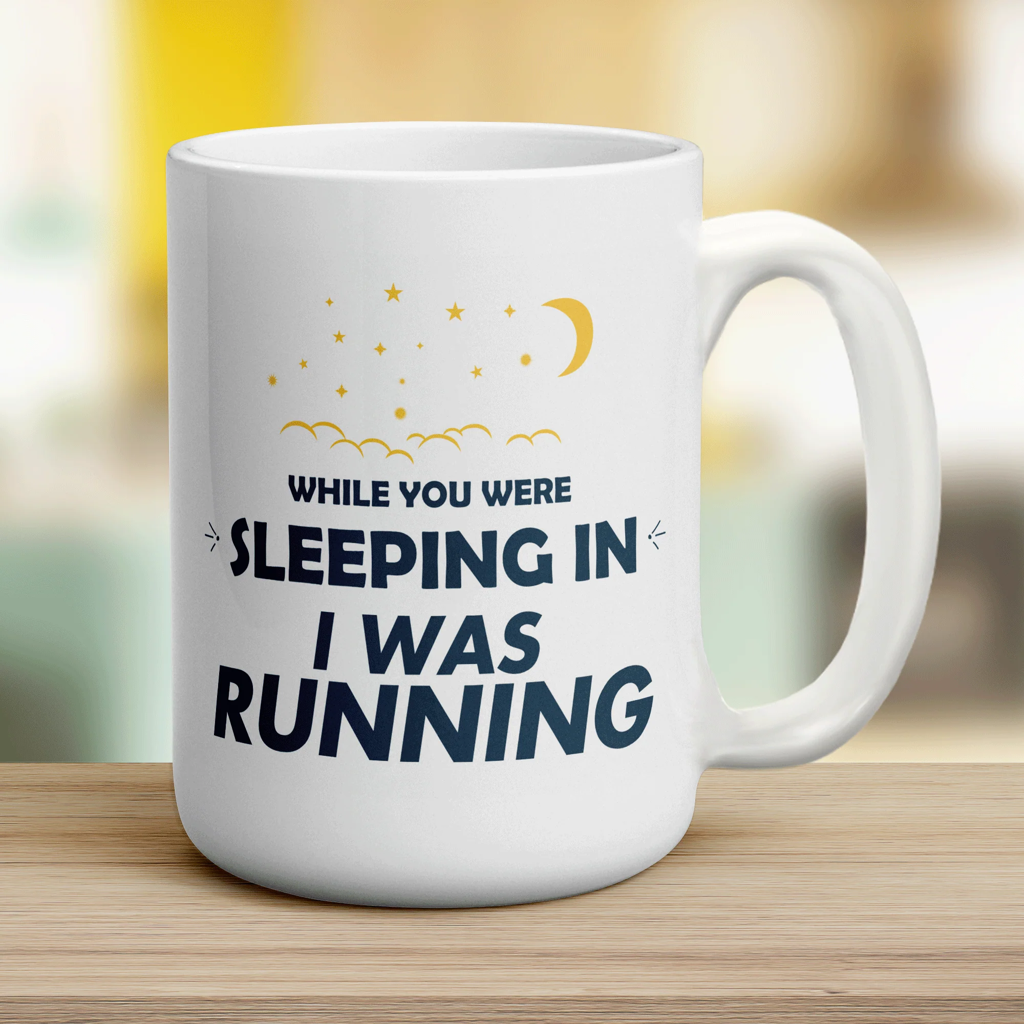 While You Were Sleeping In I was Running Mug - Image 12