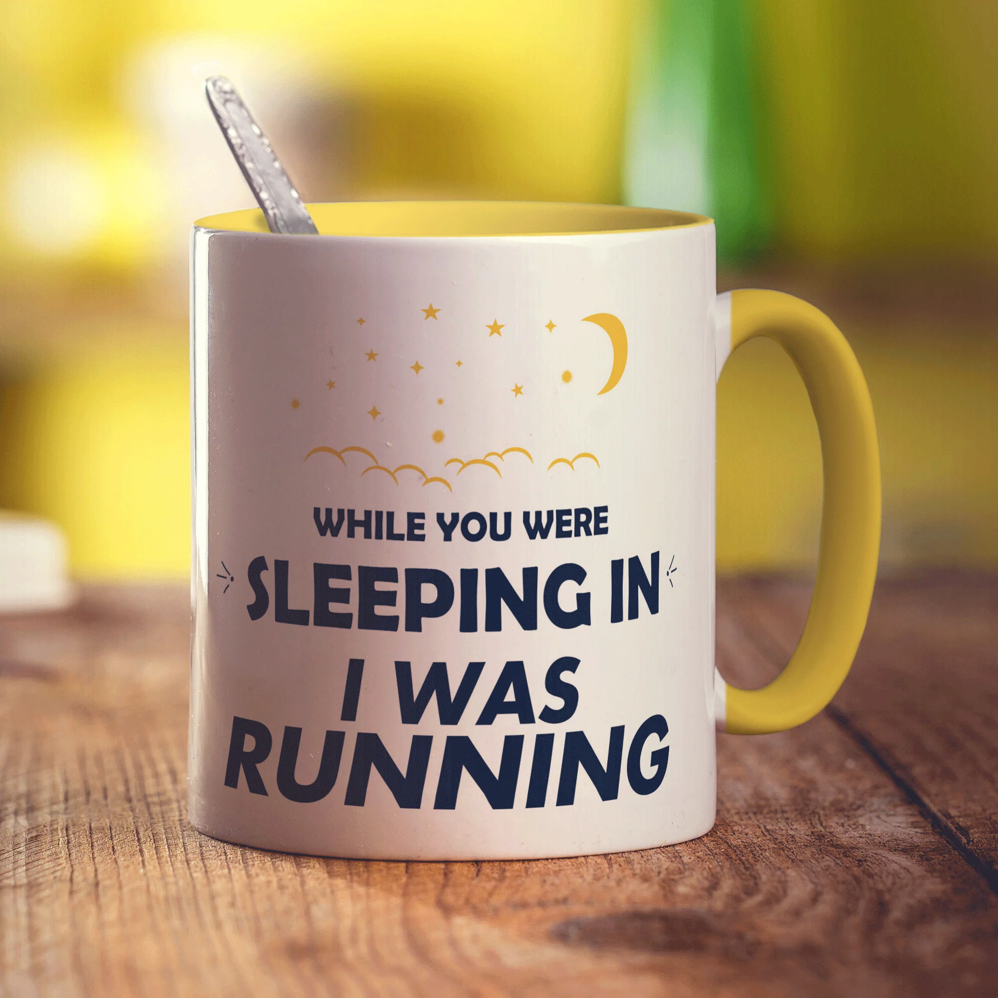 While You Were Sleeping In I was Running Mug - Image 5