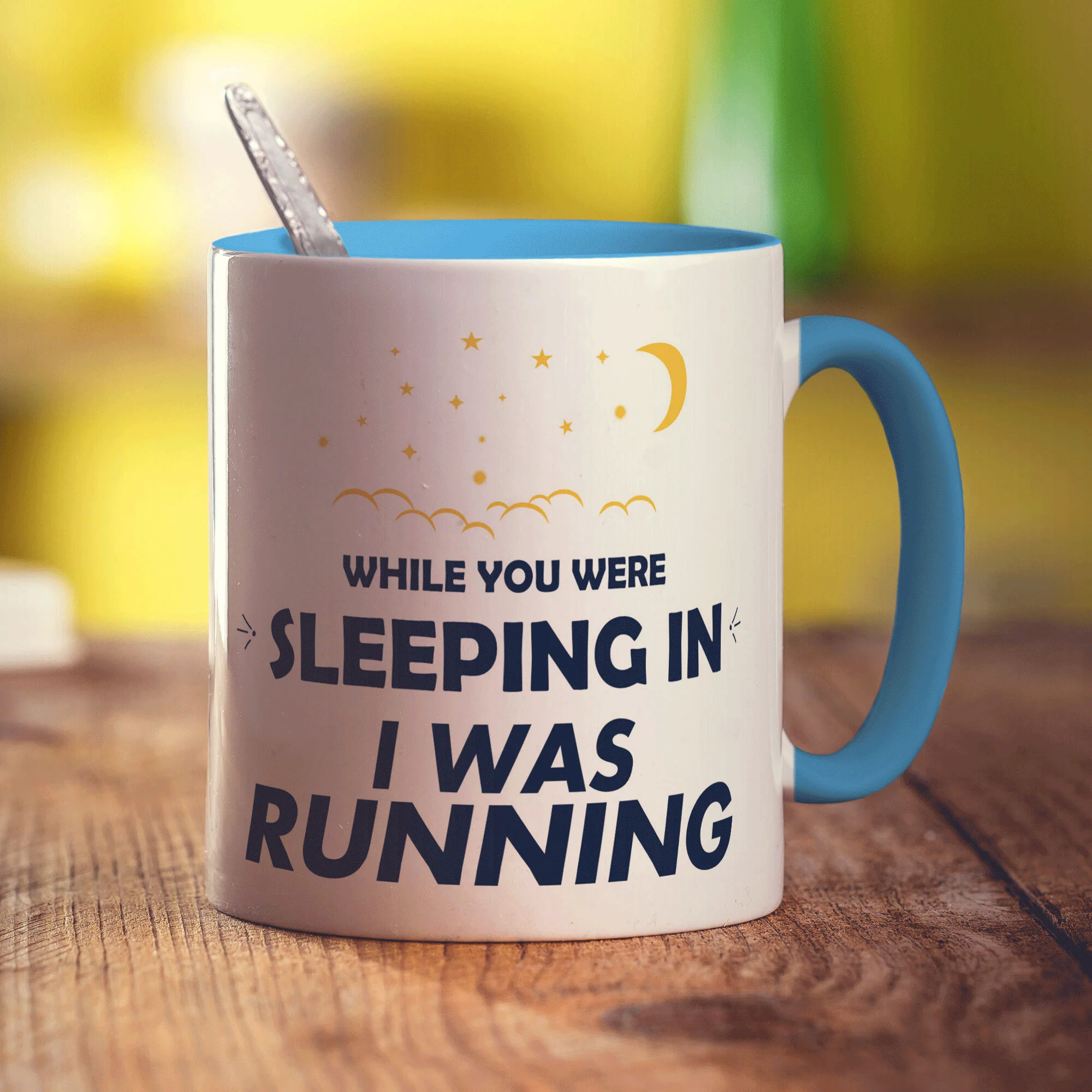 While You Were Sleeping In I was Running Mug - Image 8