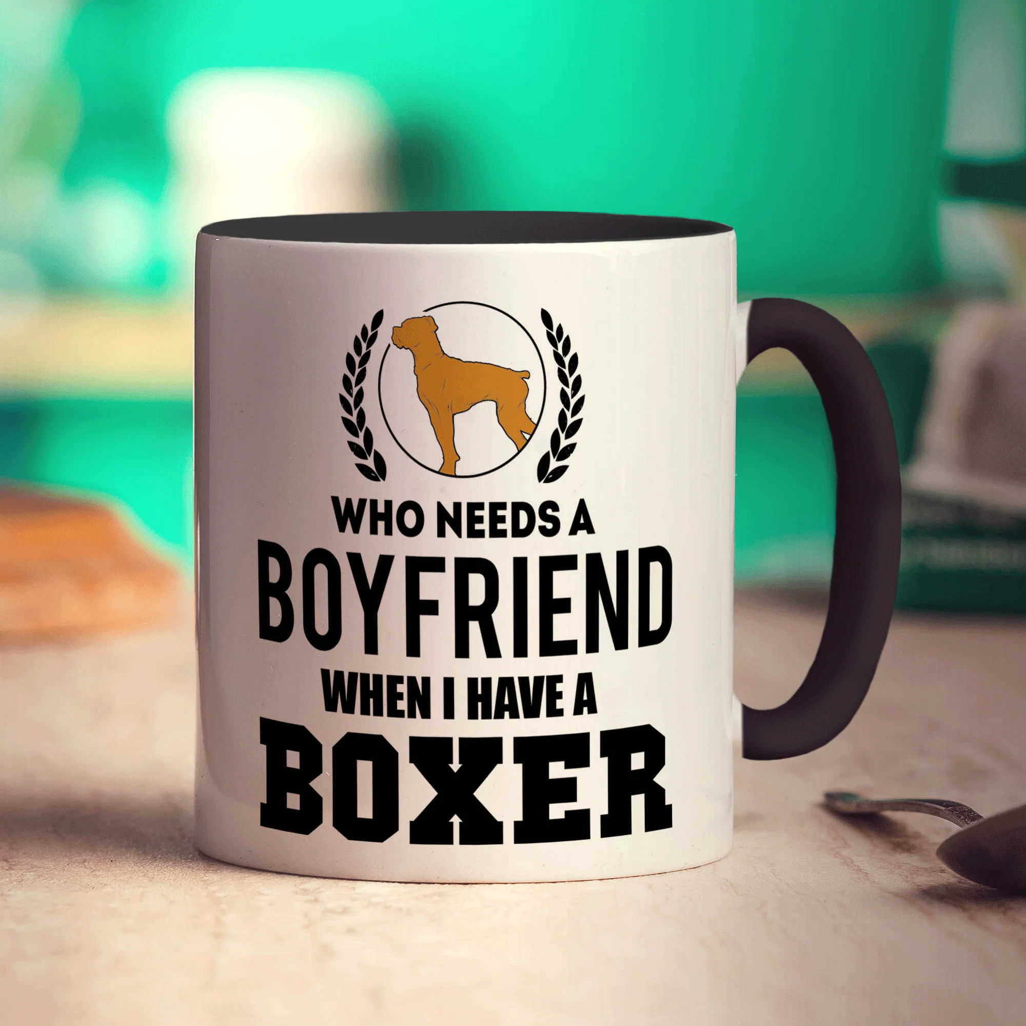 Who Needs A Boyfriend When I Have a Boxer Mug - Image 10