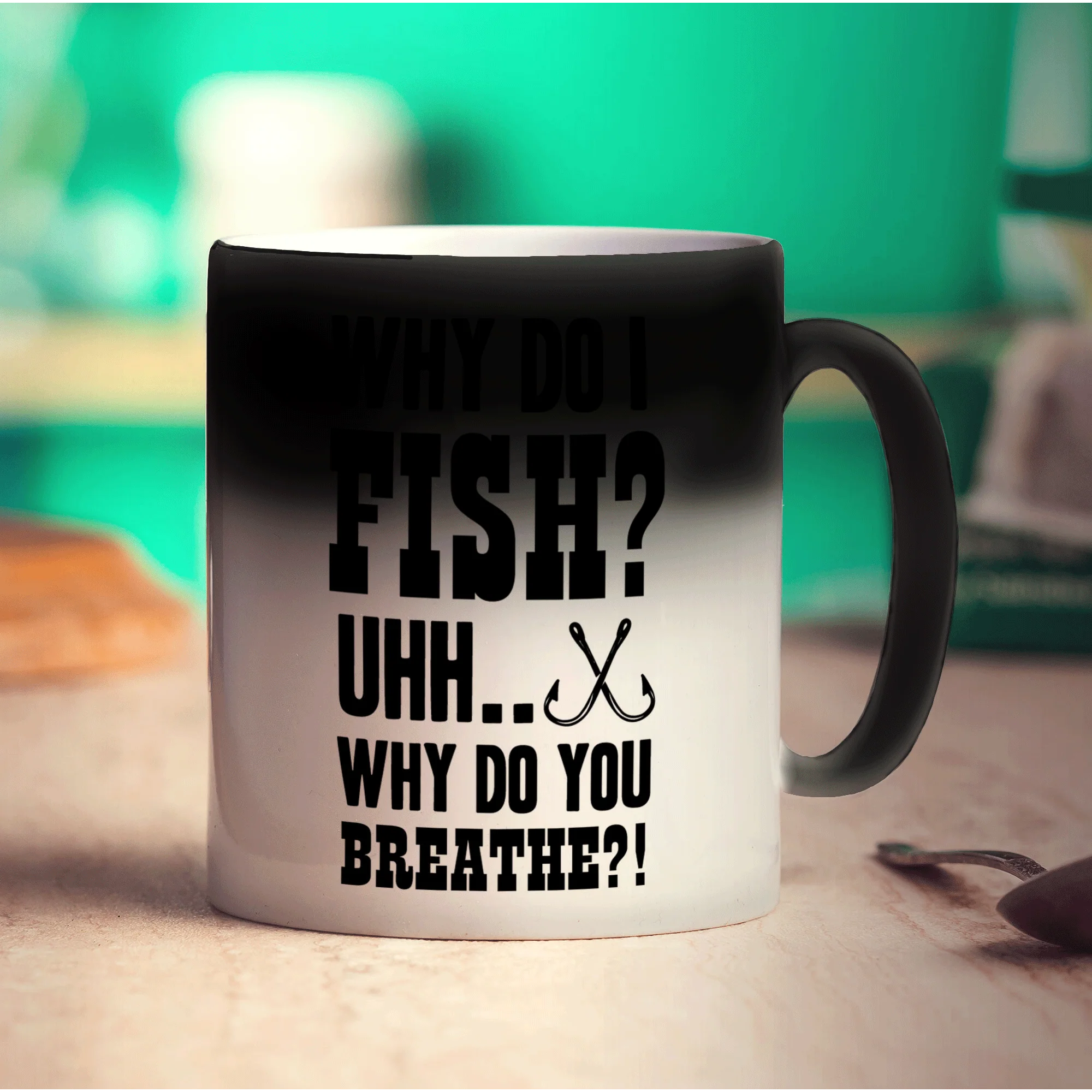 Why Do I Fish? Uhh... Why Do You Breathe?! Mug - Image 6