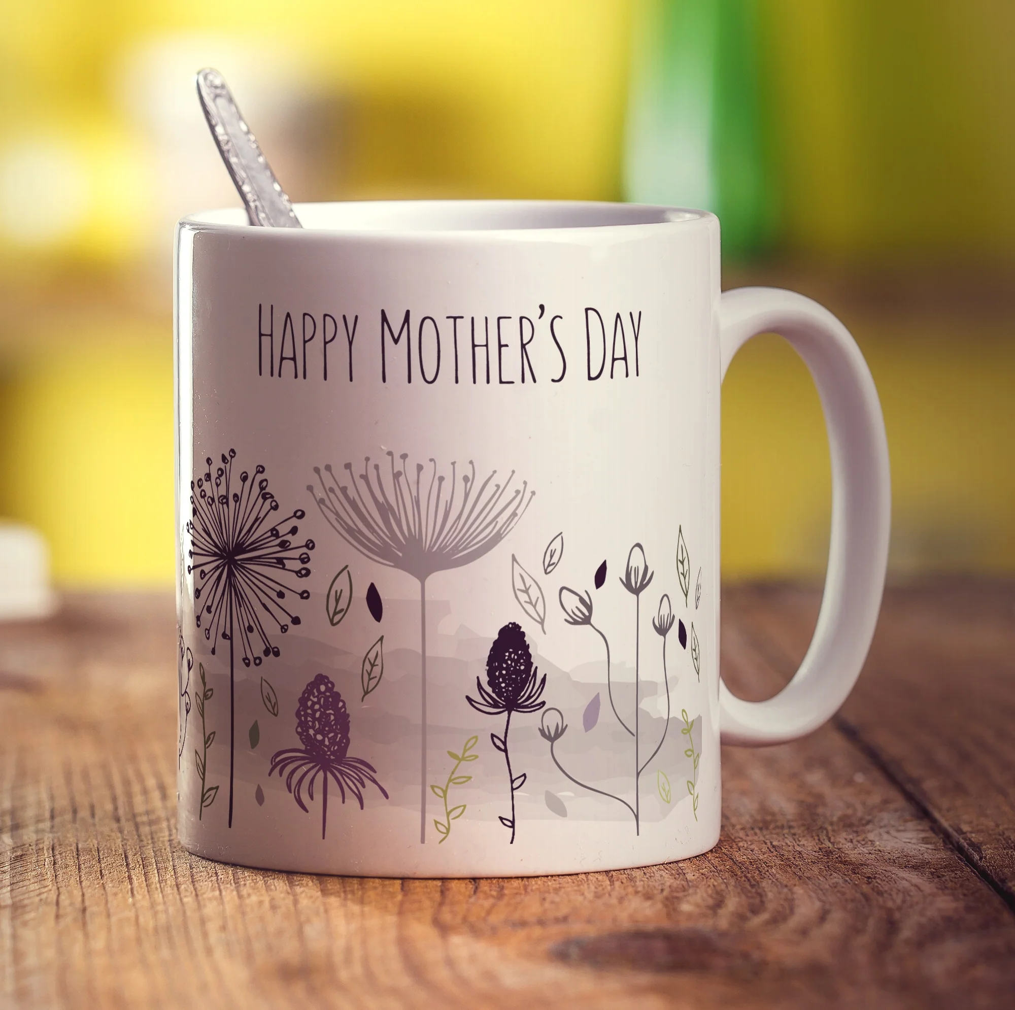 Wild Garden Message Mug