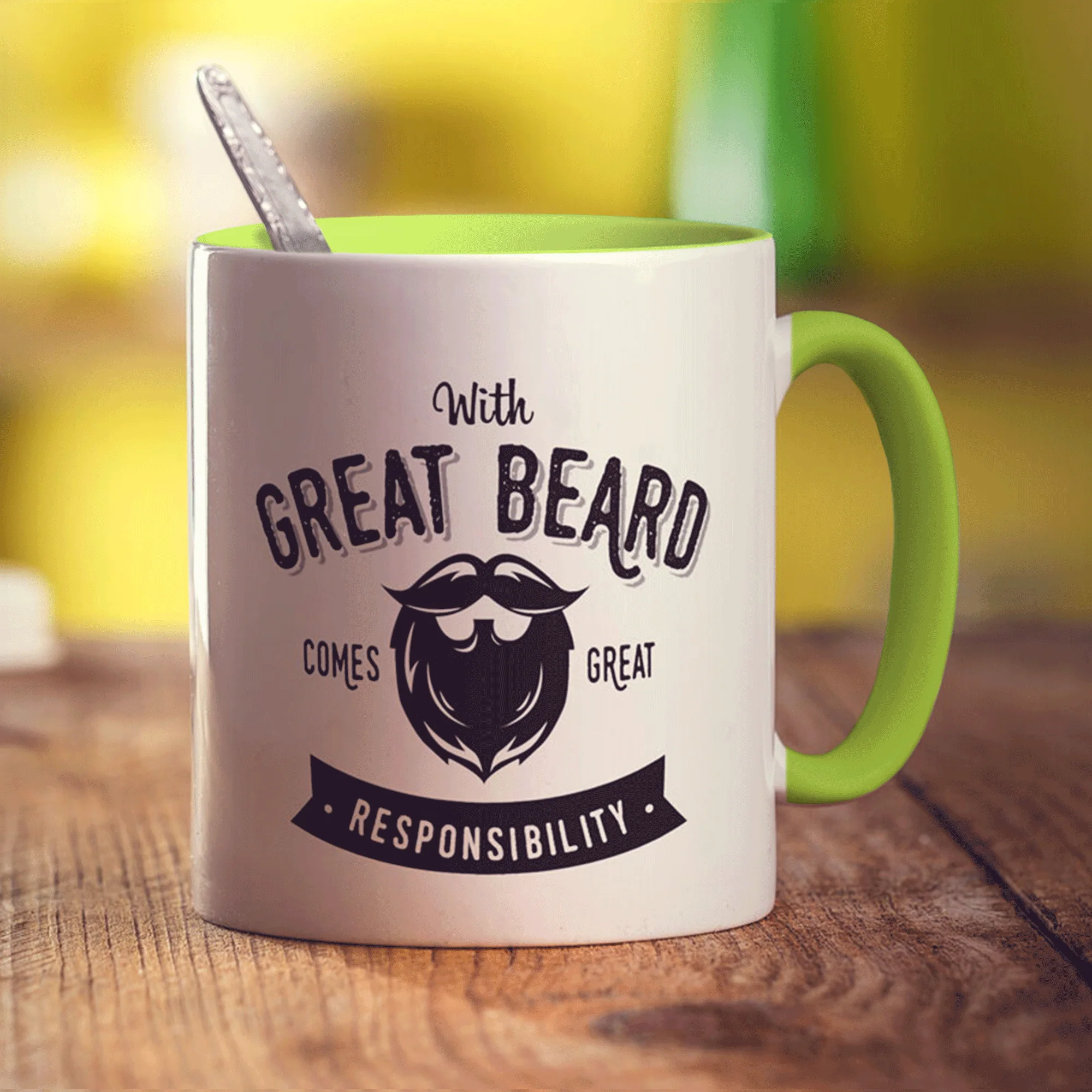 With Great Beard Comes Great Responsibility Mug - Image 15