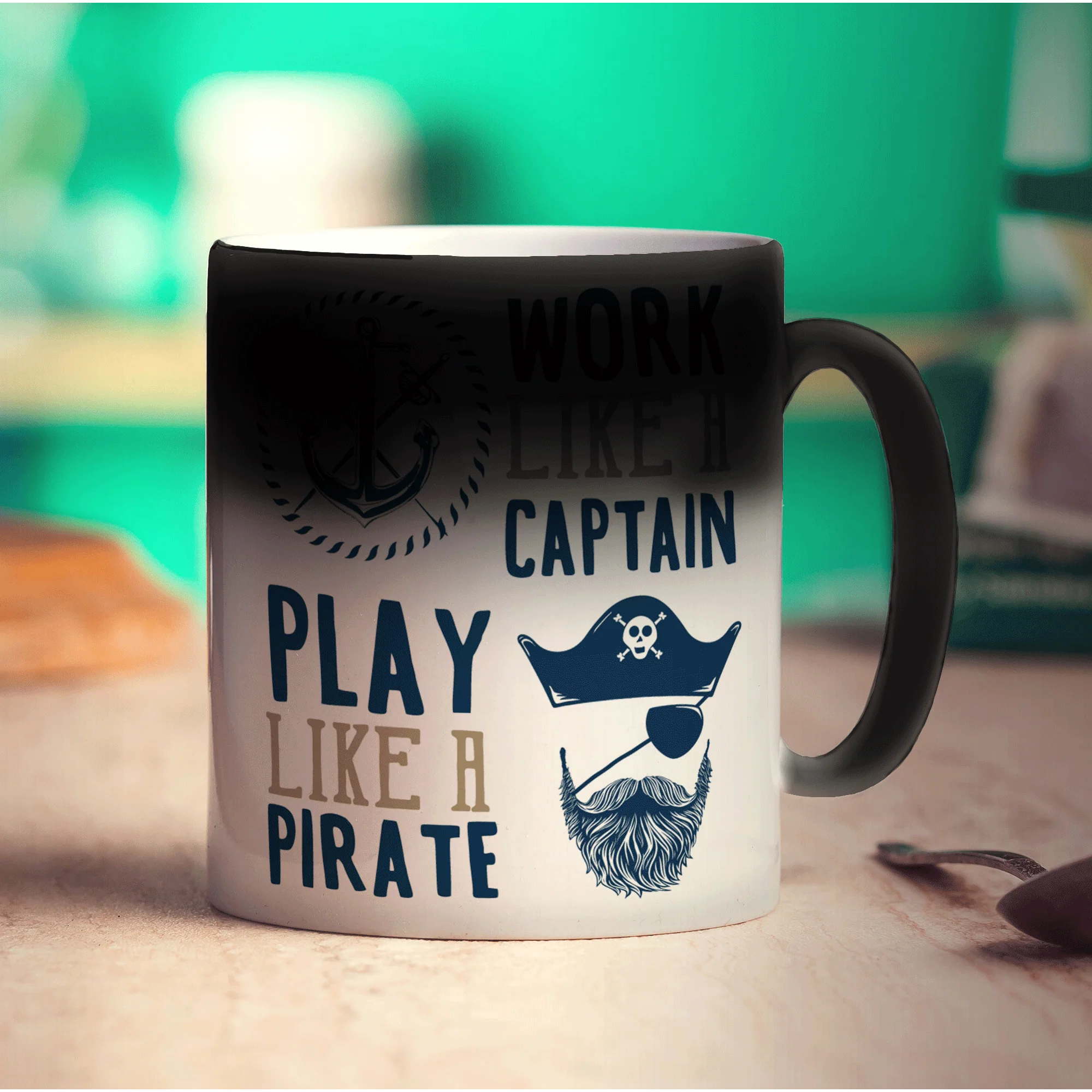 Work Like a Captain, Play Like a Pirate Mug - Image 6