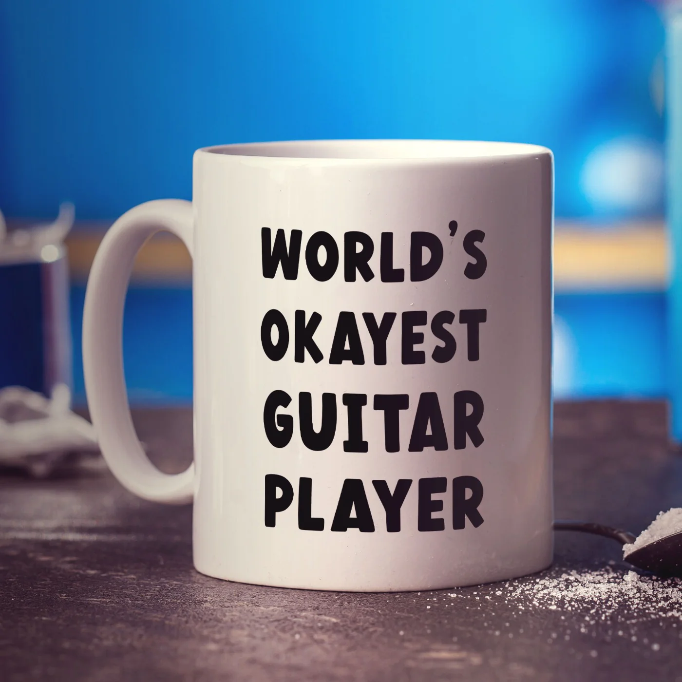 World's OKAYEST Guitar Player Mug - Image 3