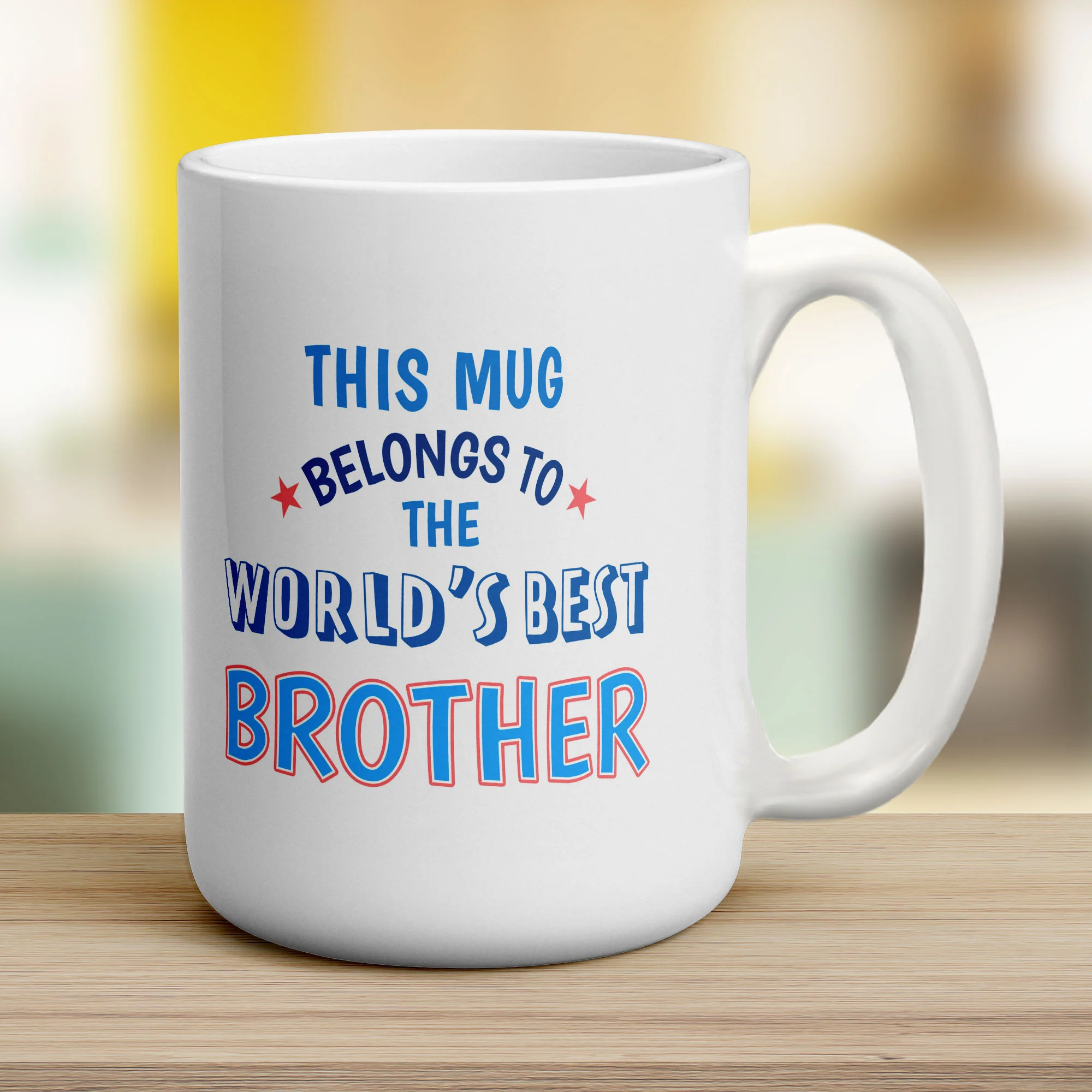 World's Best Brother Personalised Mug - Image 16
