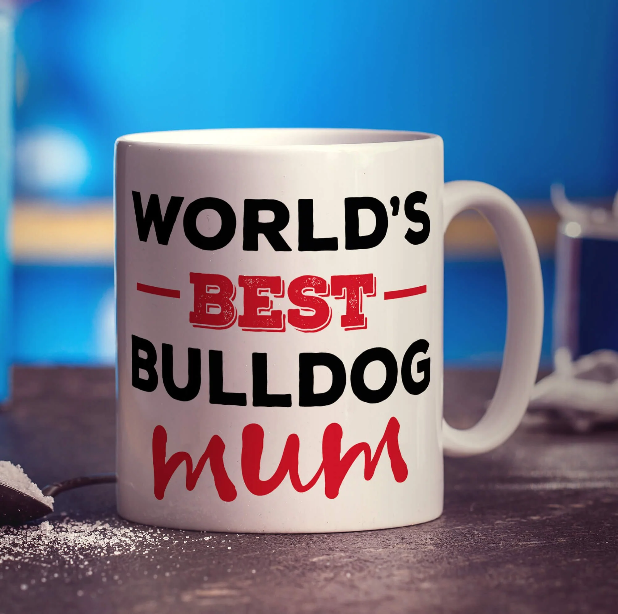World's Best Bulldog Mum Mug - Image 3