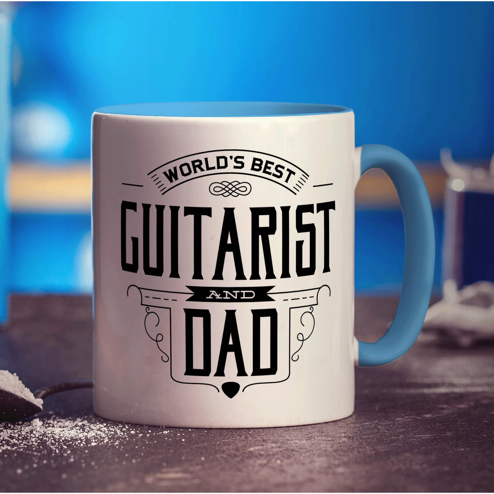 World's Best Guitarist & Dad Mug - Image 8