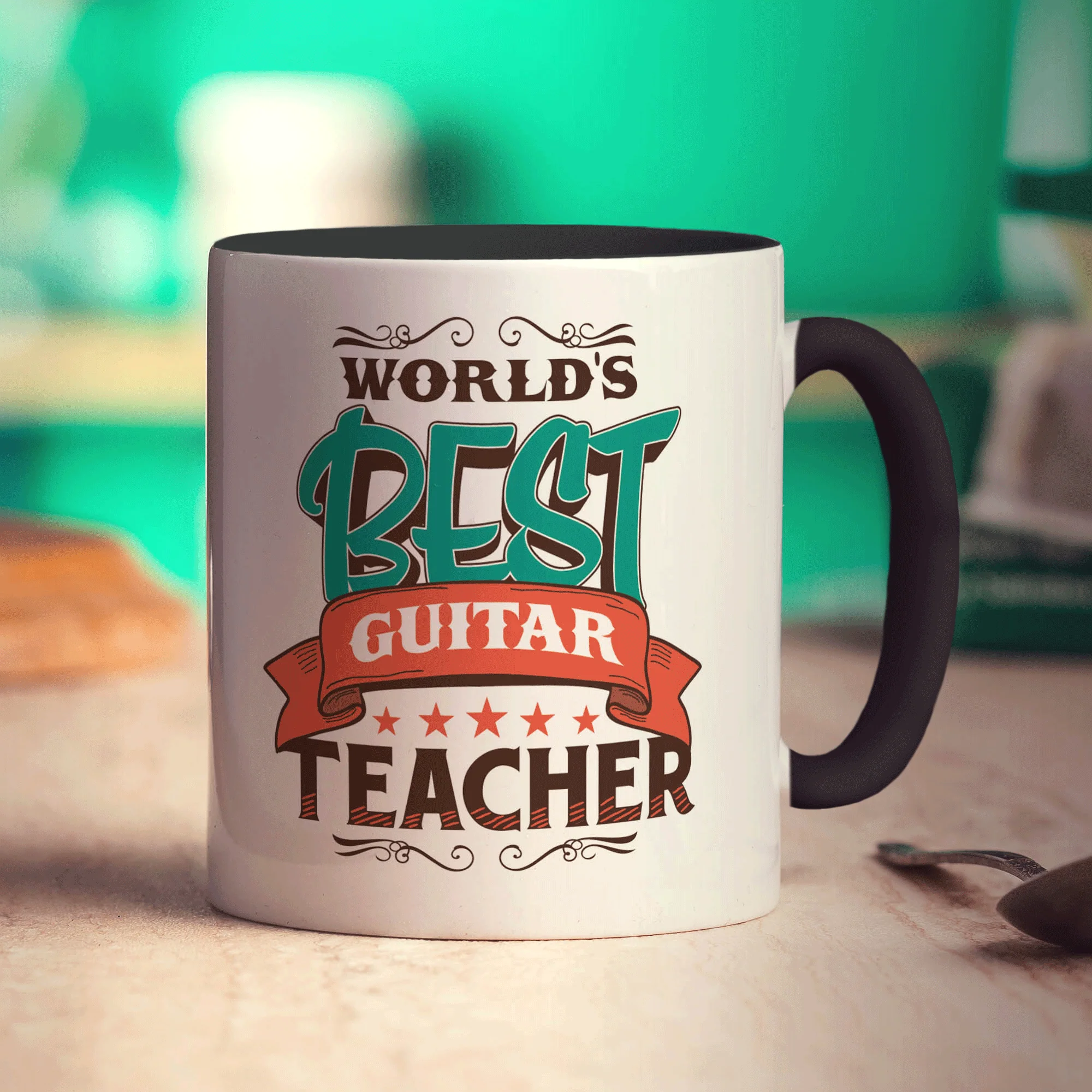 World's Best Guitar Teacher Mug - Image 10