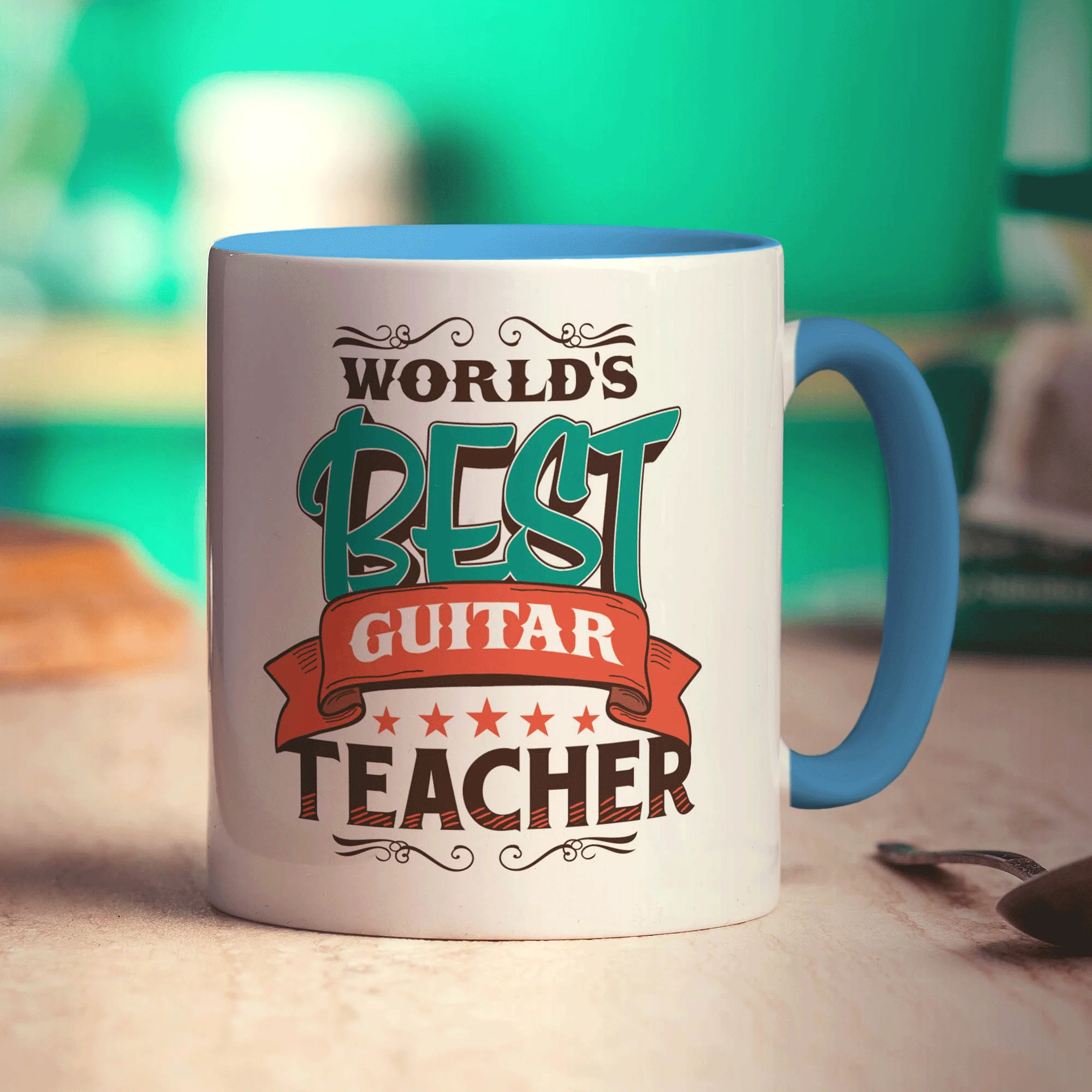 World's Best Guitar Teacher Mug - Image 8