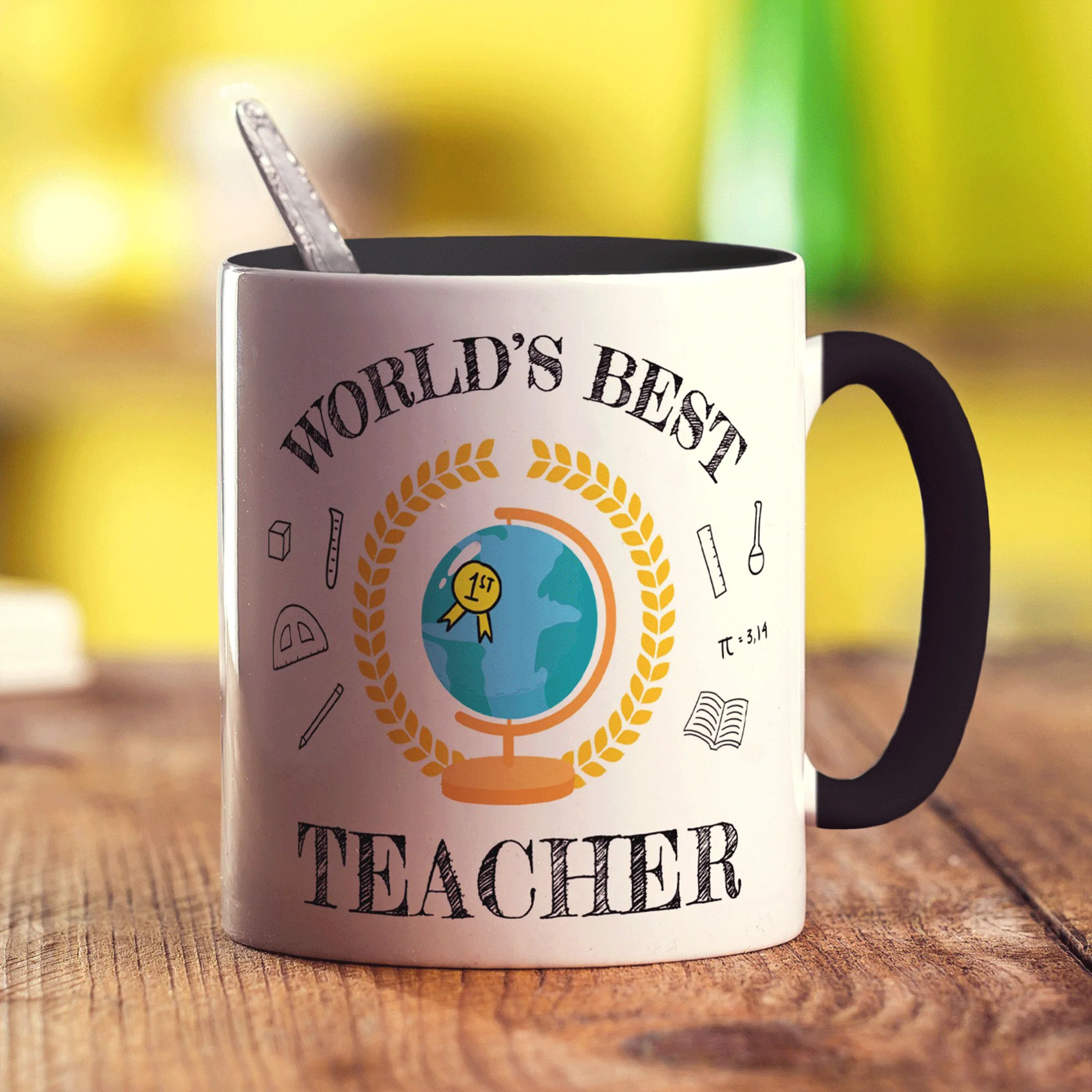 Personalised World's Best Teacher Mug - Image 14
