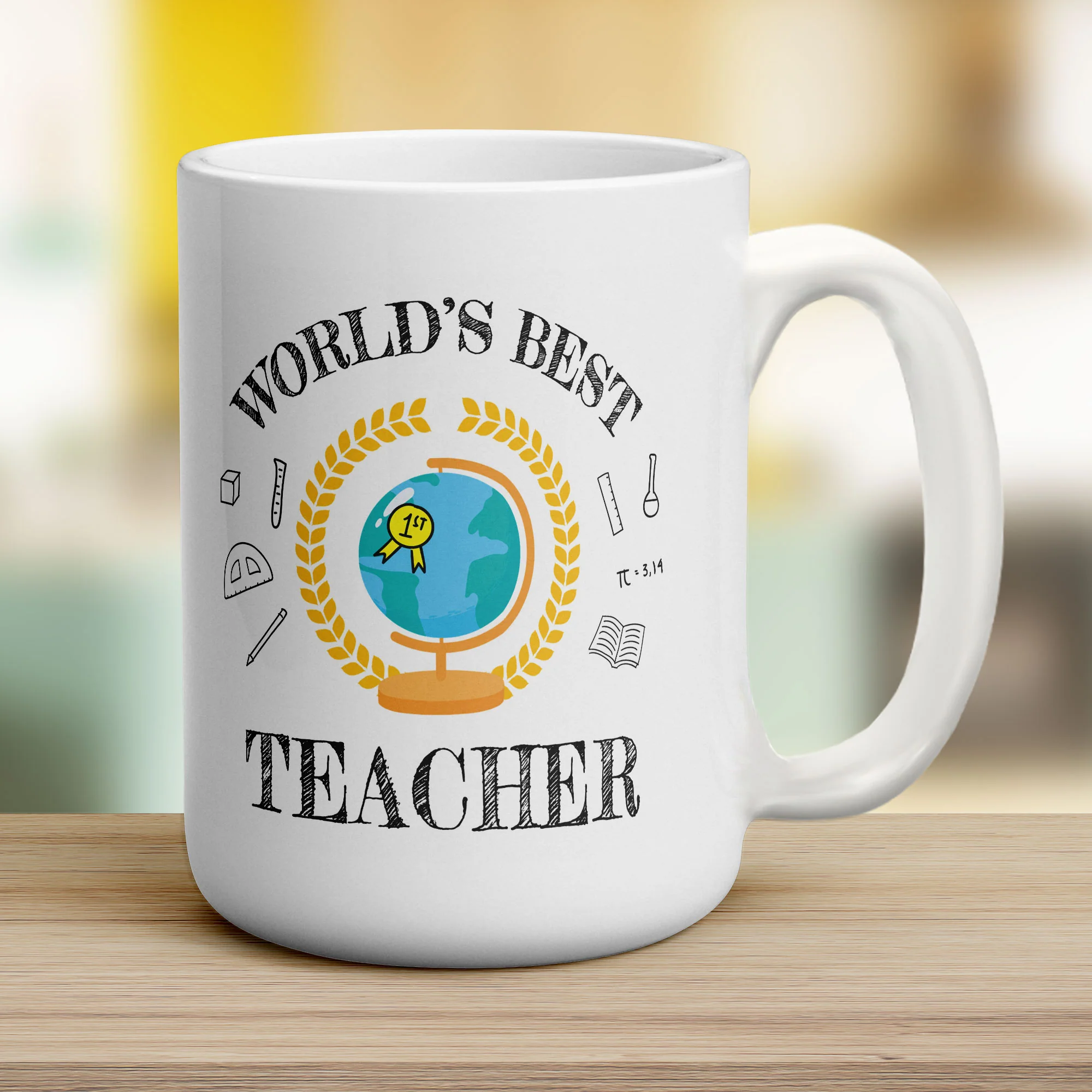 Personalised World's Best Teacher Mug - Image 16