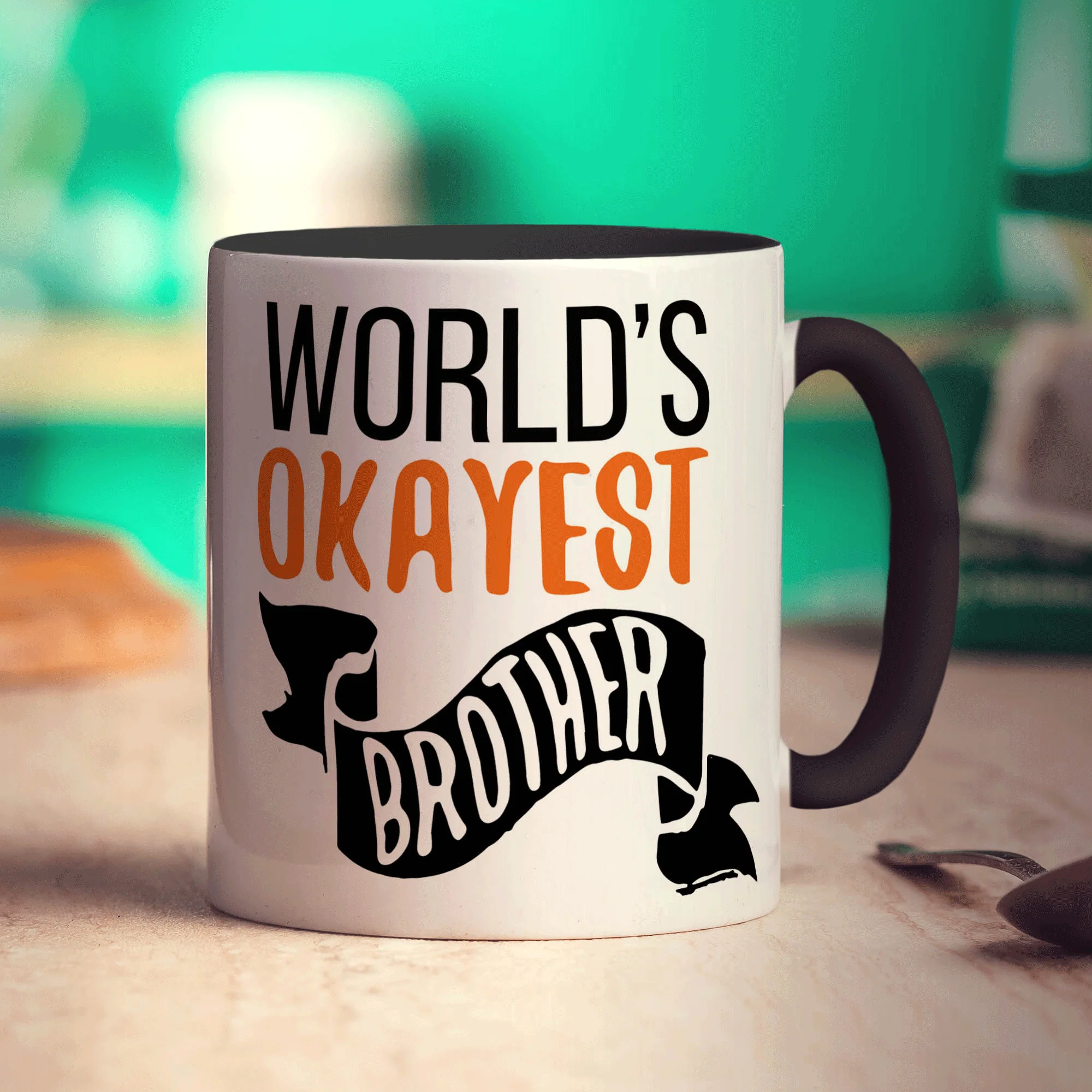 World's Okayest Brother Mug - Image 10