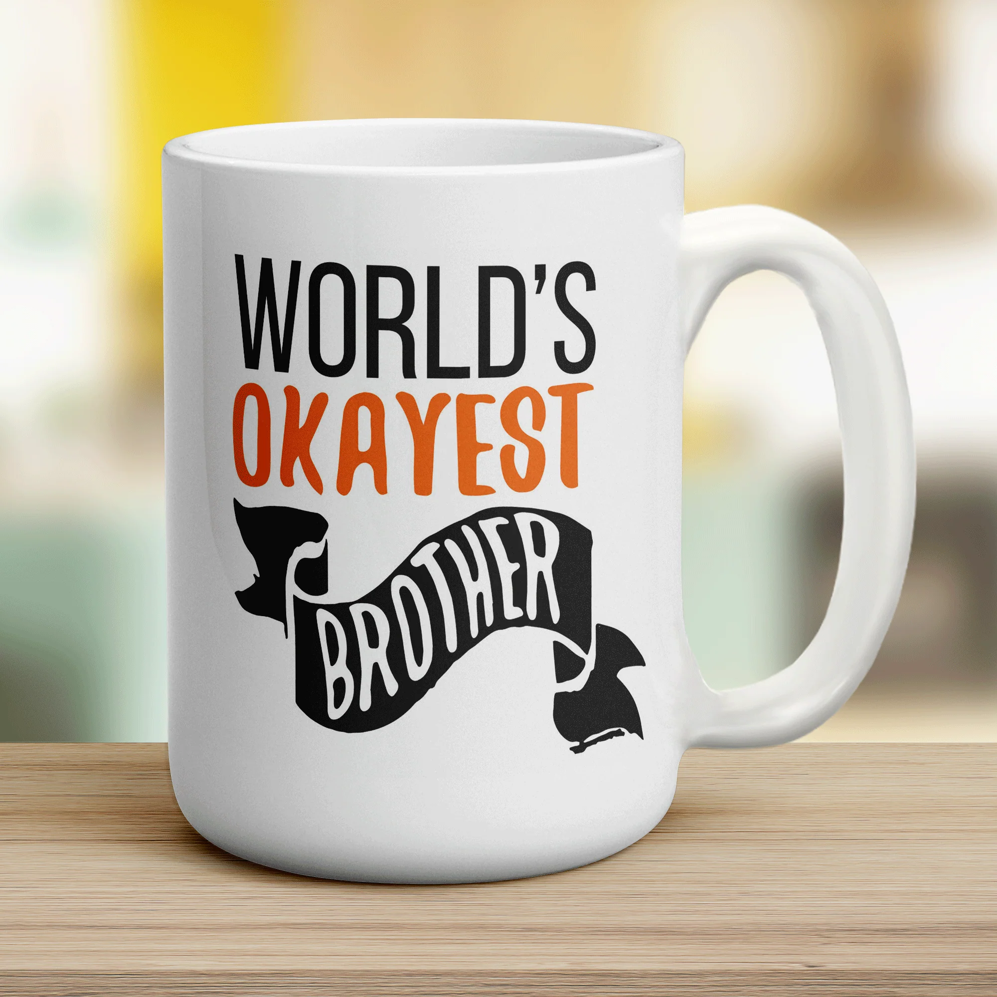 World's Okayest Brother Mug - Image 12