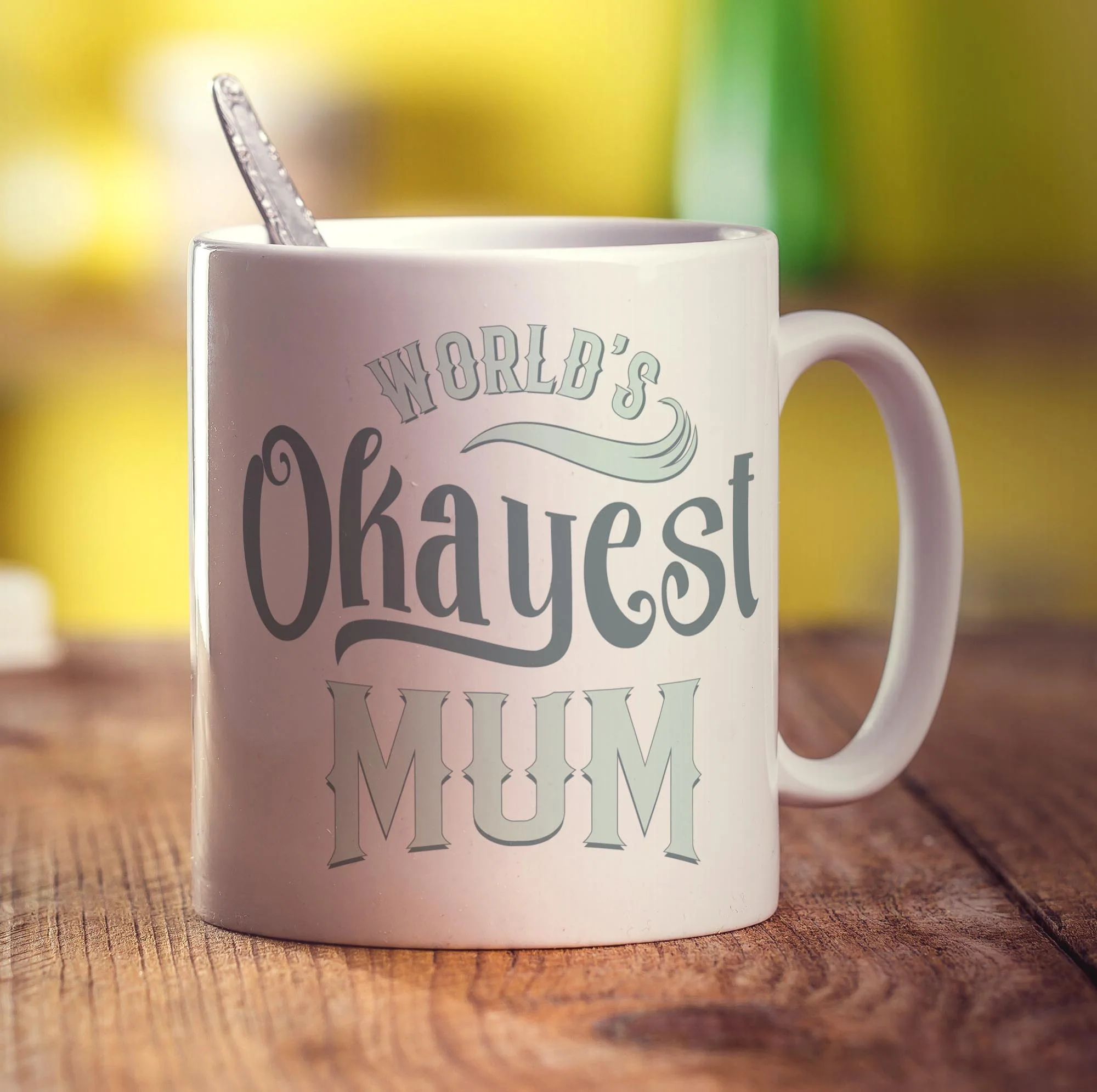 World's Okayest Mum Mug - Image 3