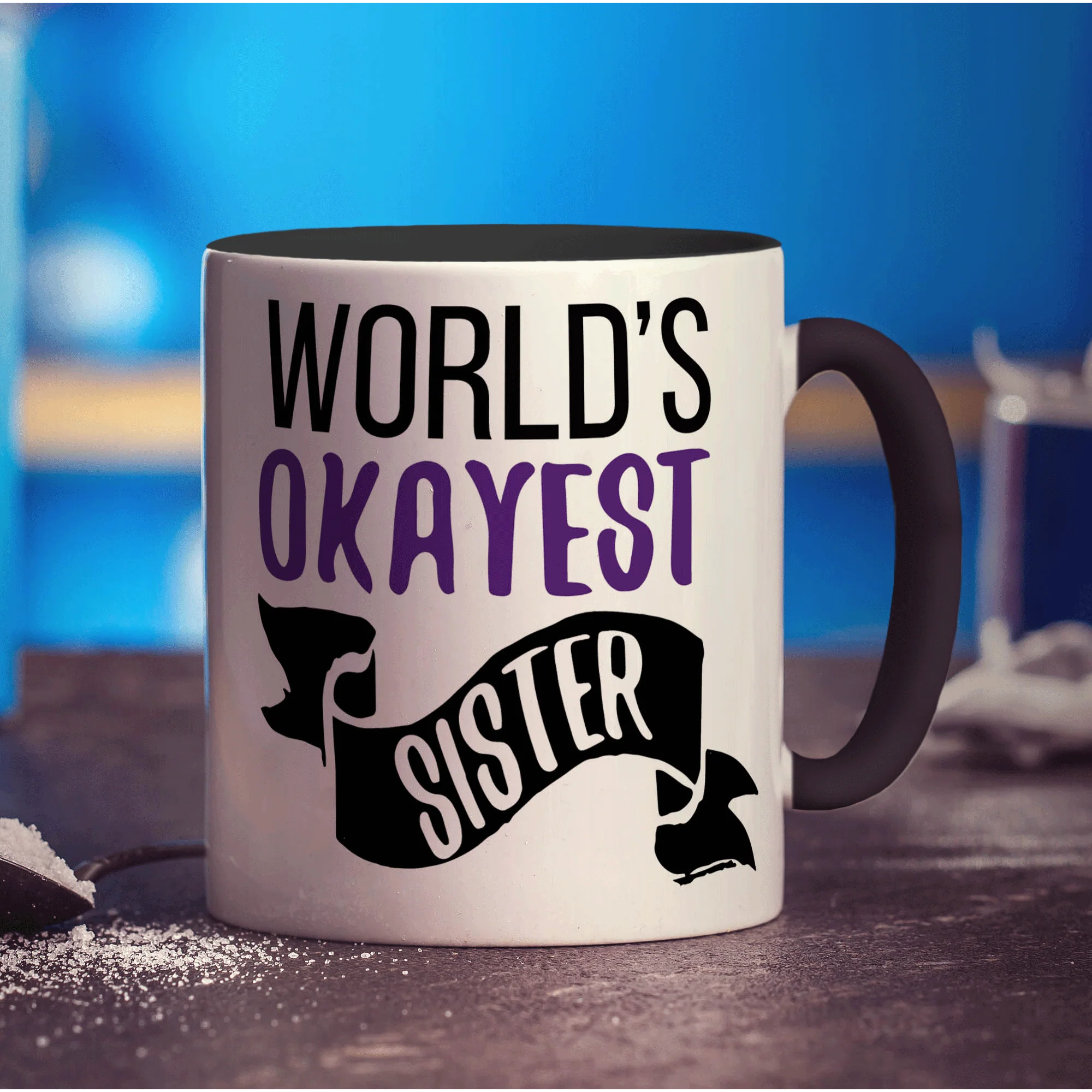 World's Okayest Sister Mug - Image 10
