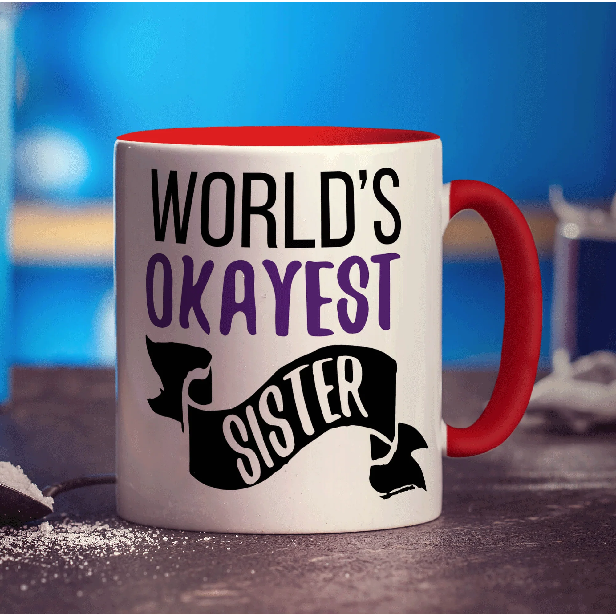 World's Okayest Sister Mug - Image 11