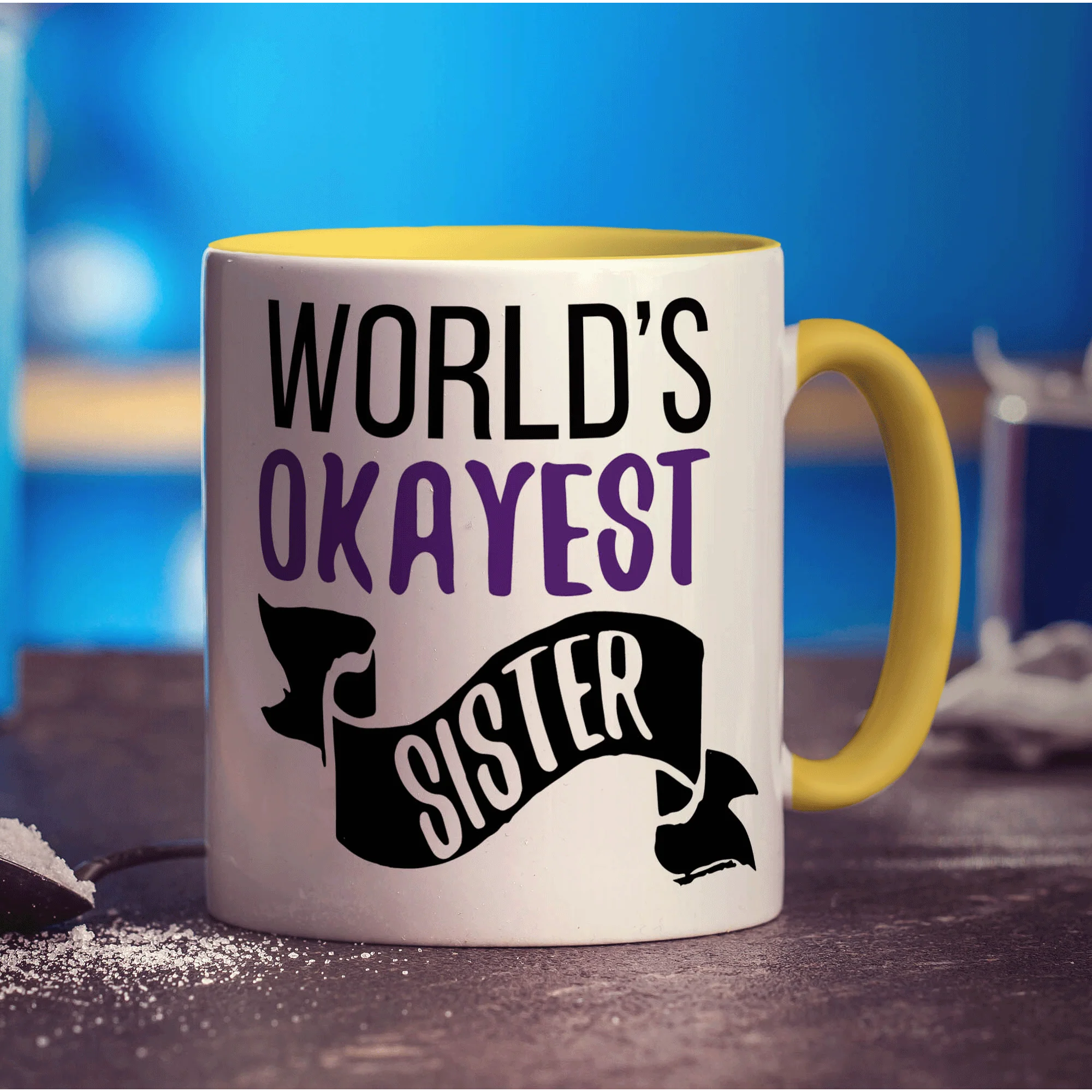 World's Okayest Sister Mug - Image 5