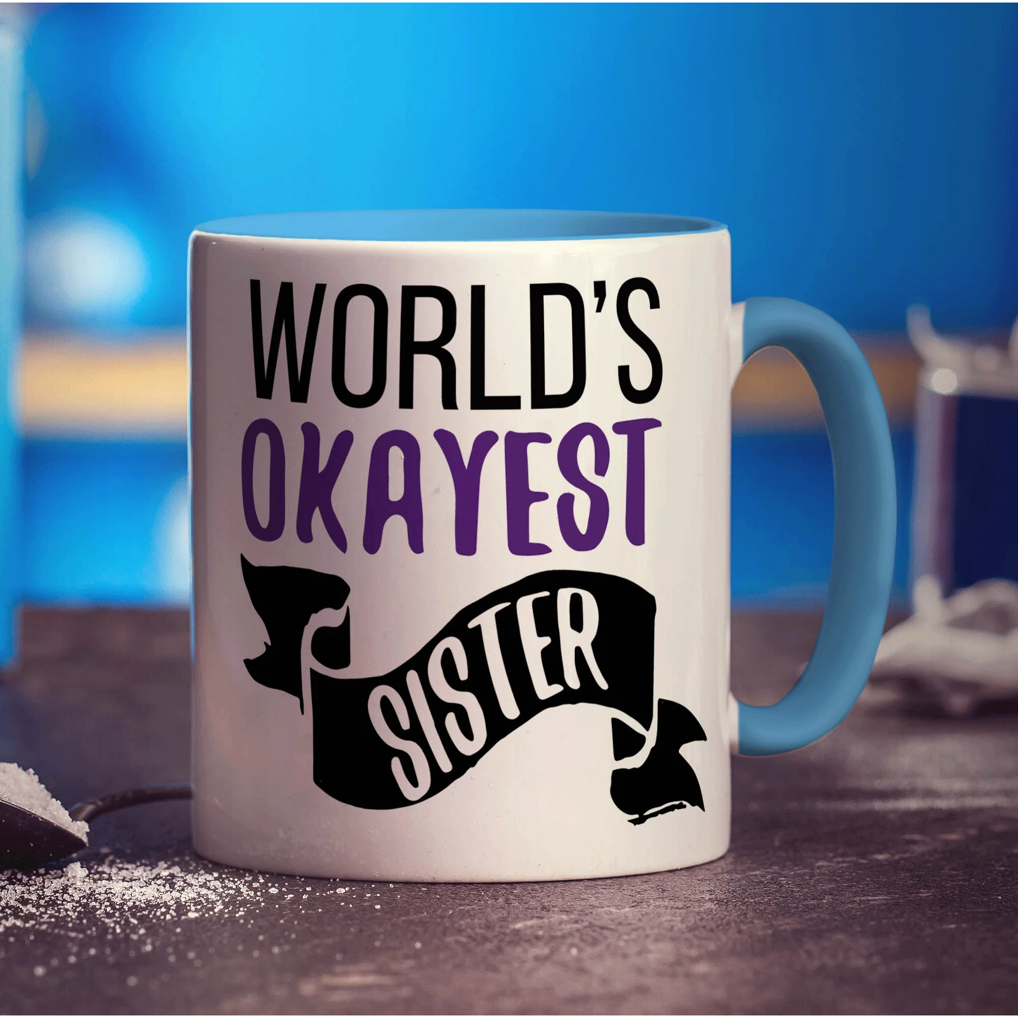 World's Okayest Sister Mug - Image 8
