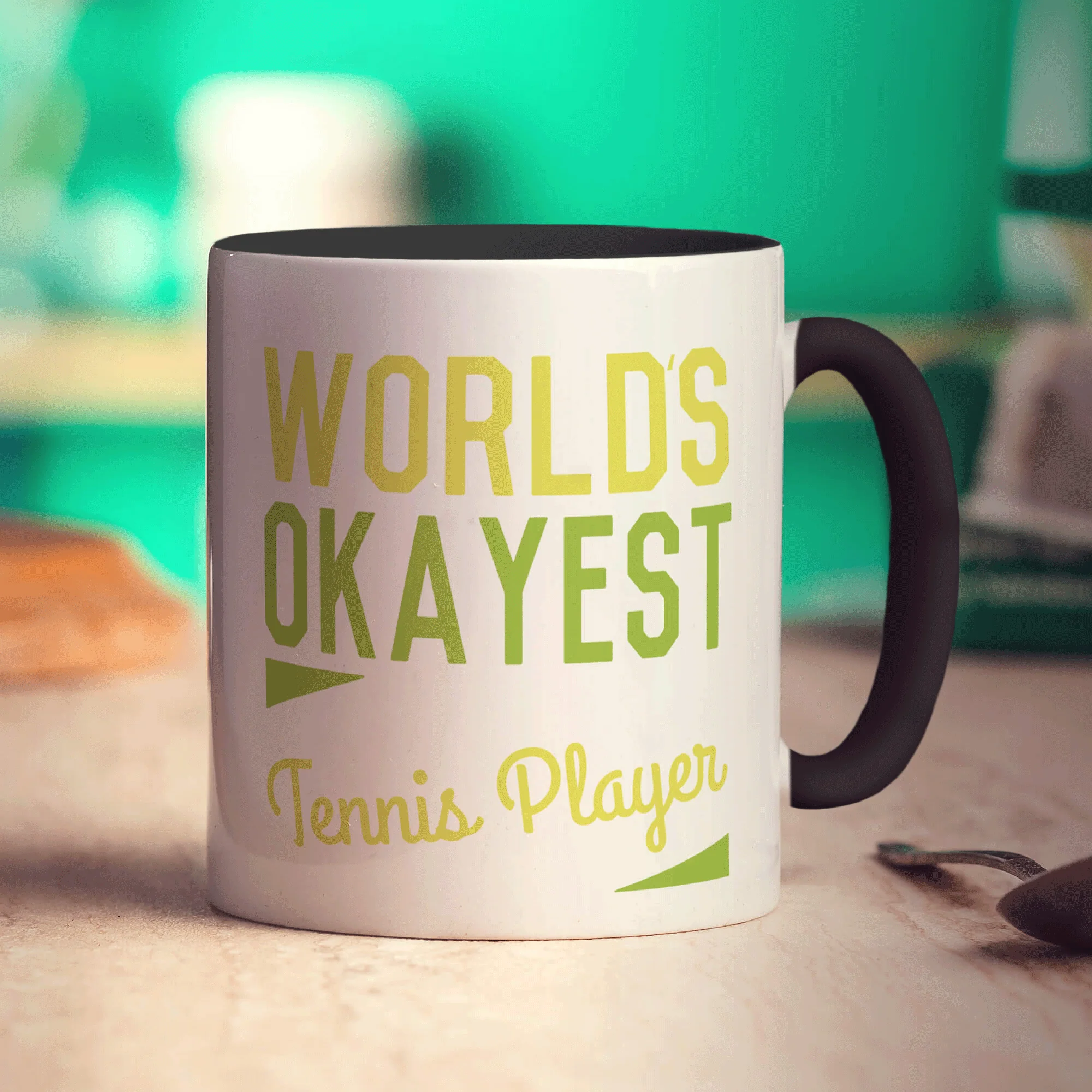 World's Okayest Tennis Player Mug - Image 10