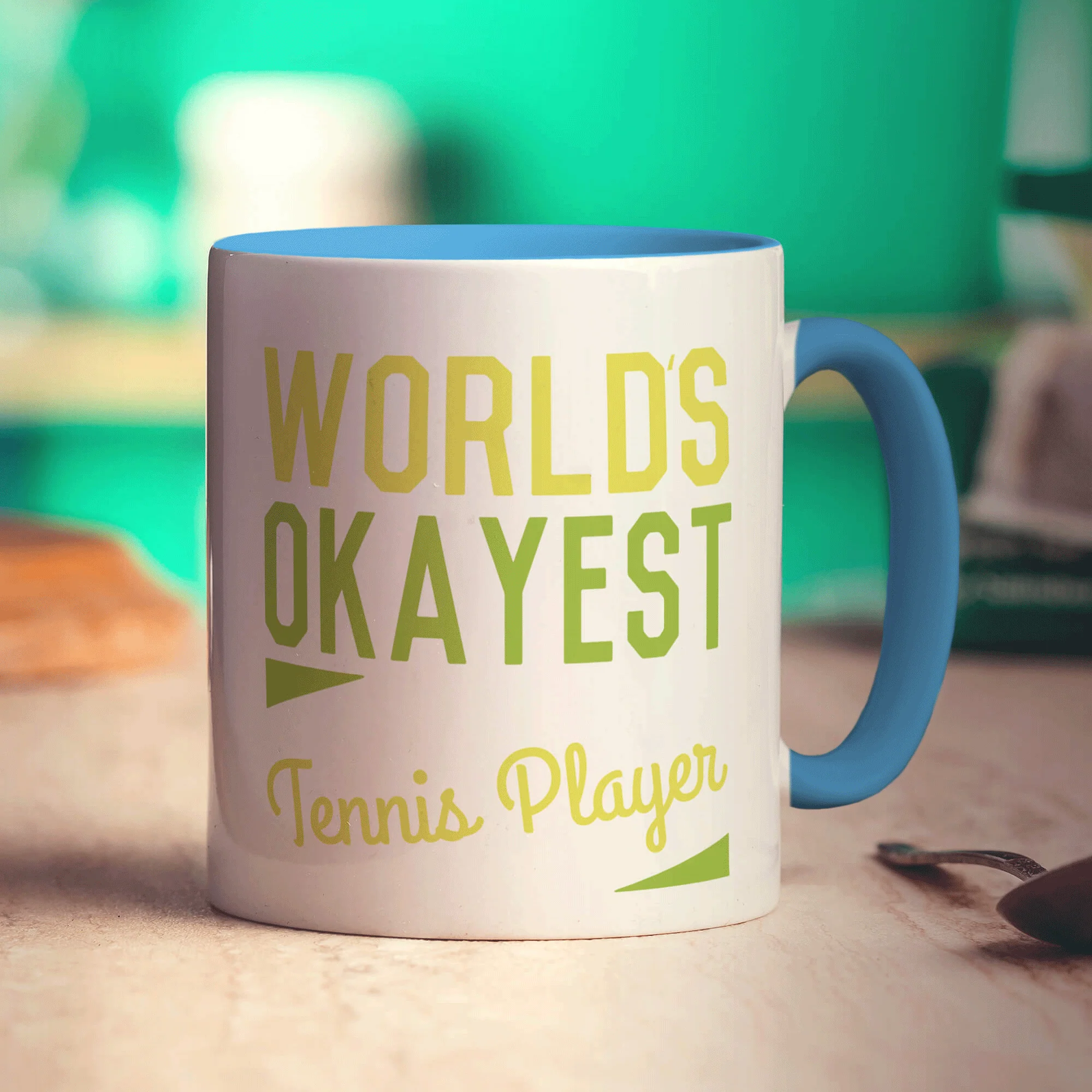 World's Okayest Tennis Player Mug - Image 8