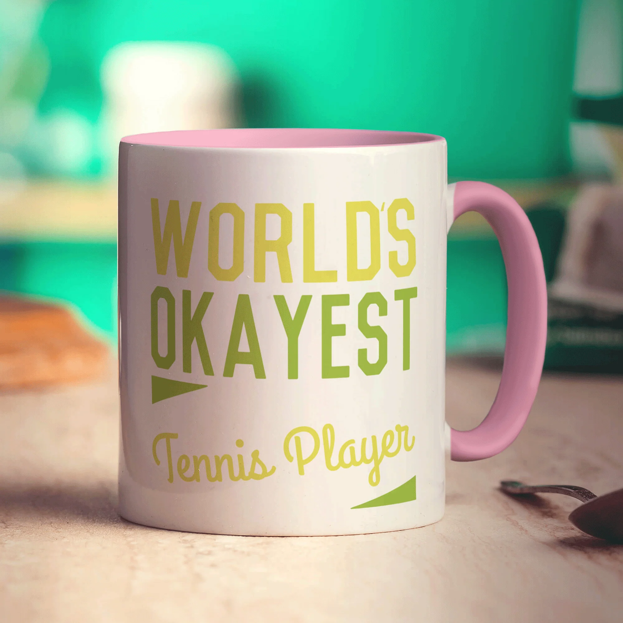 World's Okayest Tennis Player Mug - Image 9