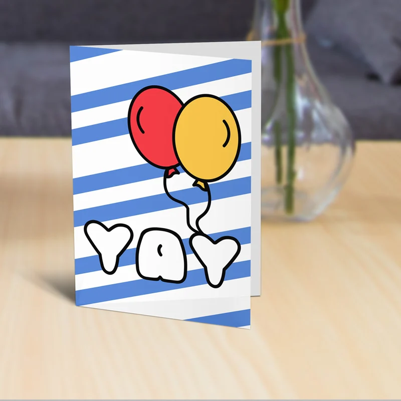 Yay Balloon Card - Image 3