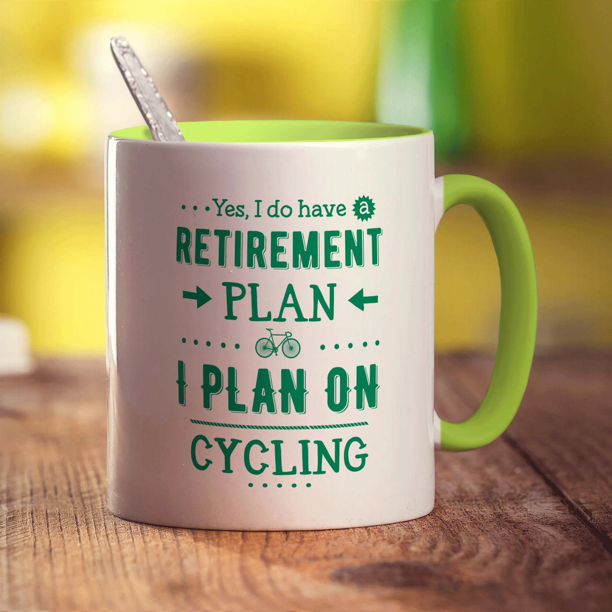 Yes, I Do Have a Retirement Plan, I Plan On Cycling Mug - Image 7