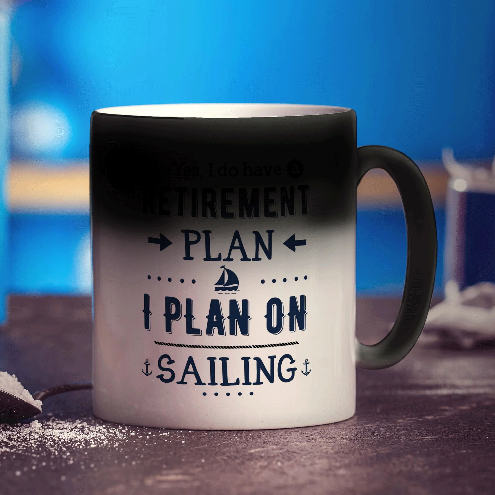 Yes, I Do Have a Retirement Plan, I Plan On Sailing Mug - Image 6