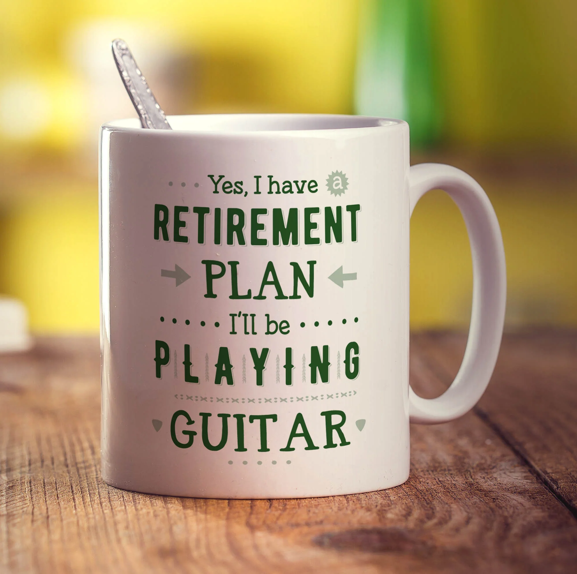 Yes, I Do Have a Retirement Plan, I'll be Playing Guitar Mug