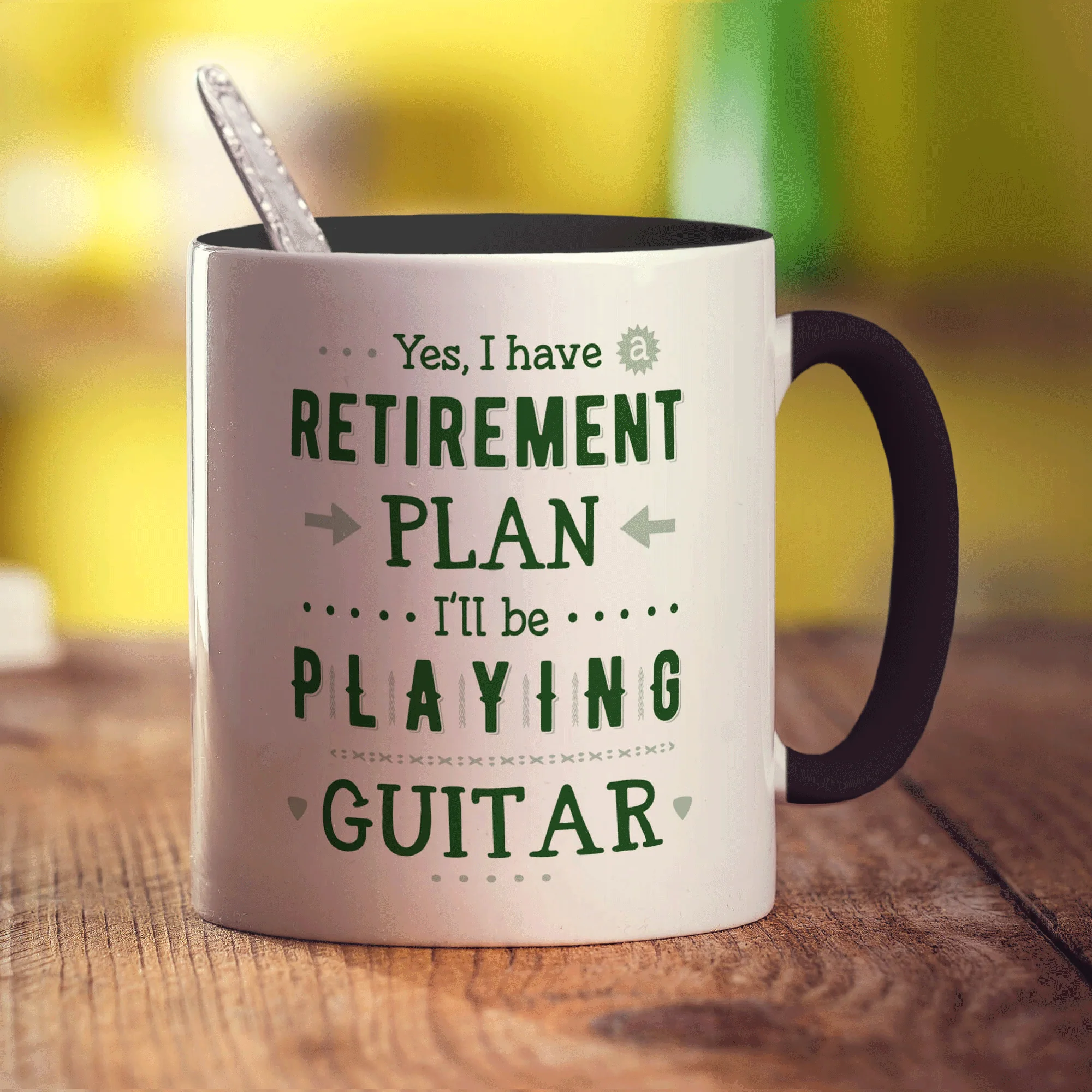 Yes, I Do Have a Retirement Plan, I'll be Playing Guitar Mug - Image 10
