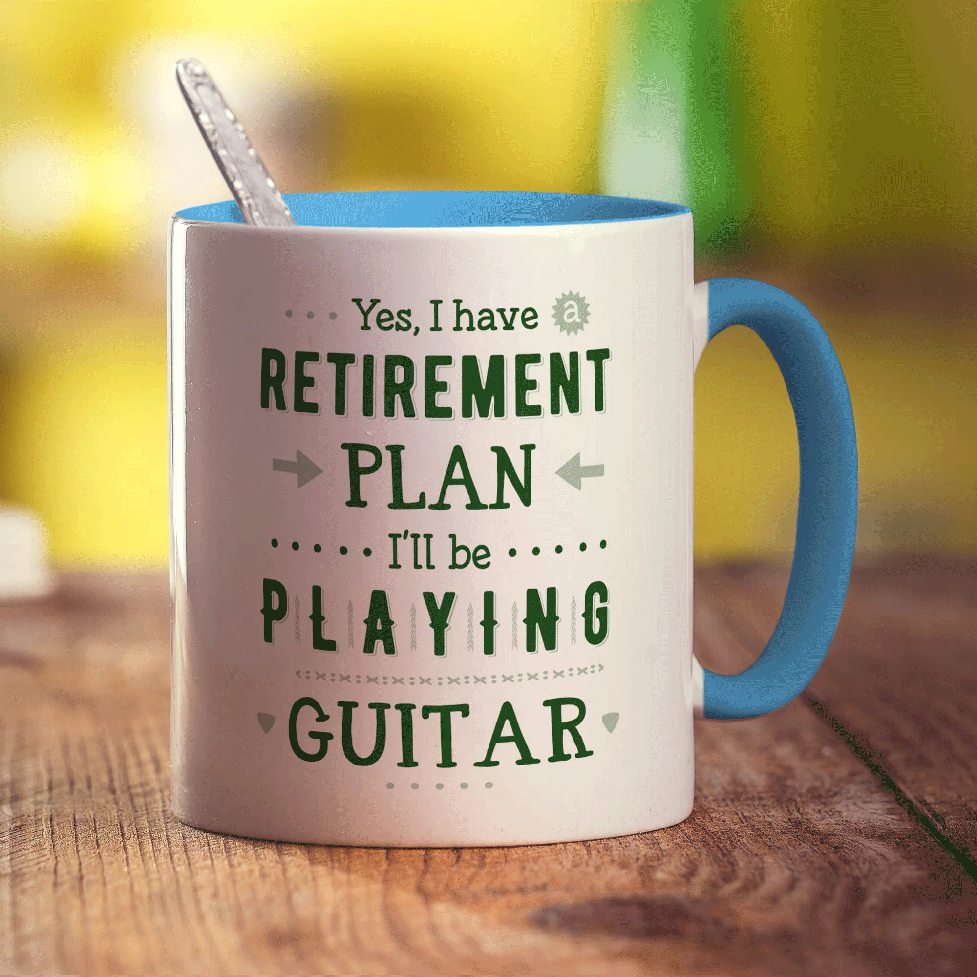 Yes, I Do Have a Retirement Plan, I'll be Playing Guitar Mug - Image 8
