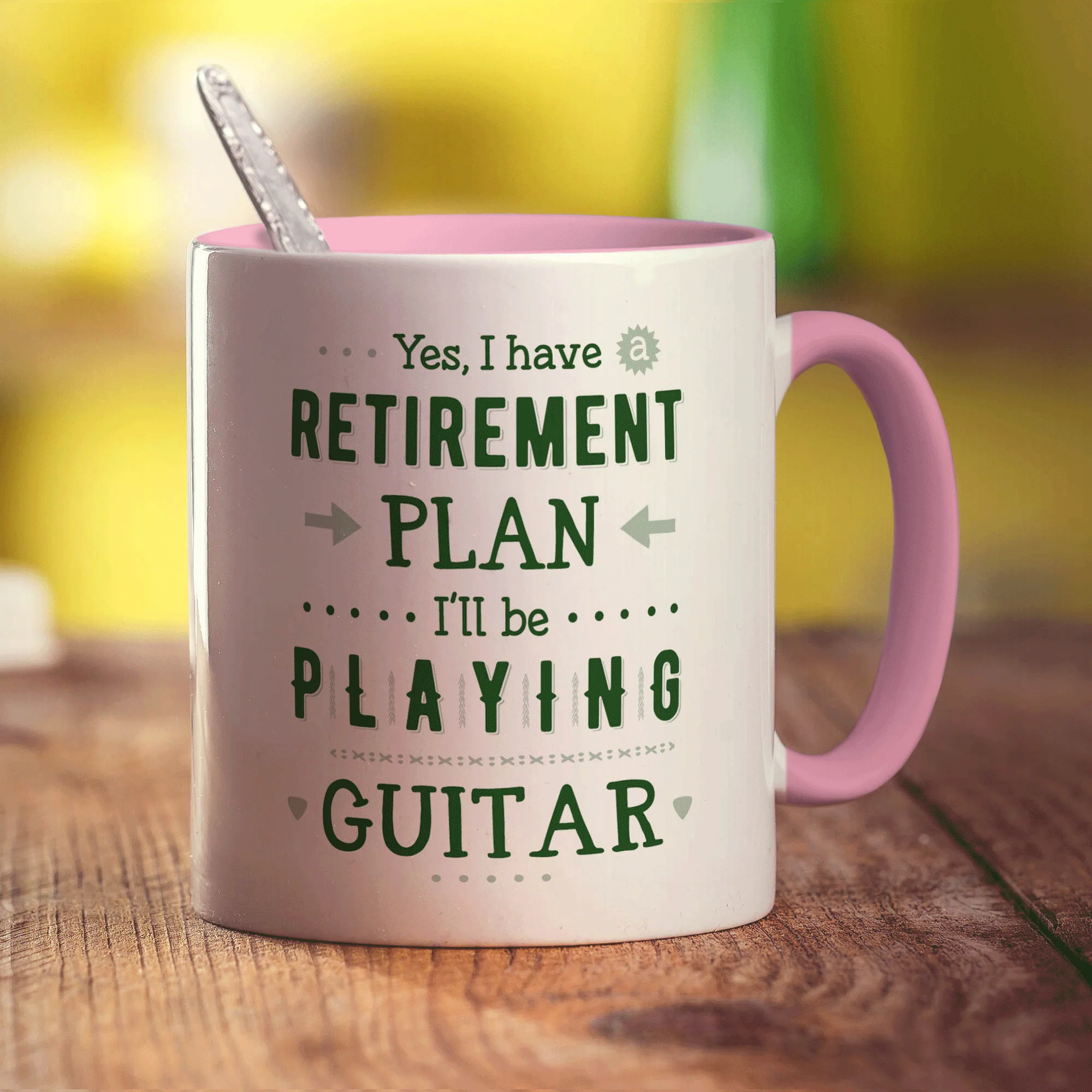 Yes, I Do Have a Retirement Plan, I'll be Playing Guitar Mug - Image 9
