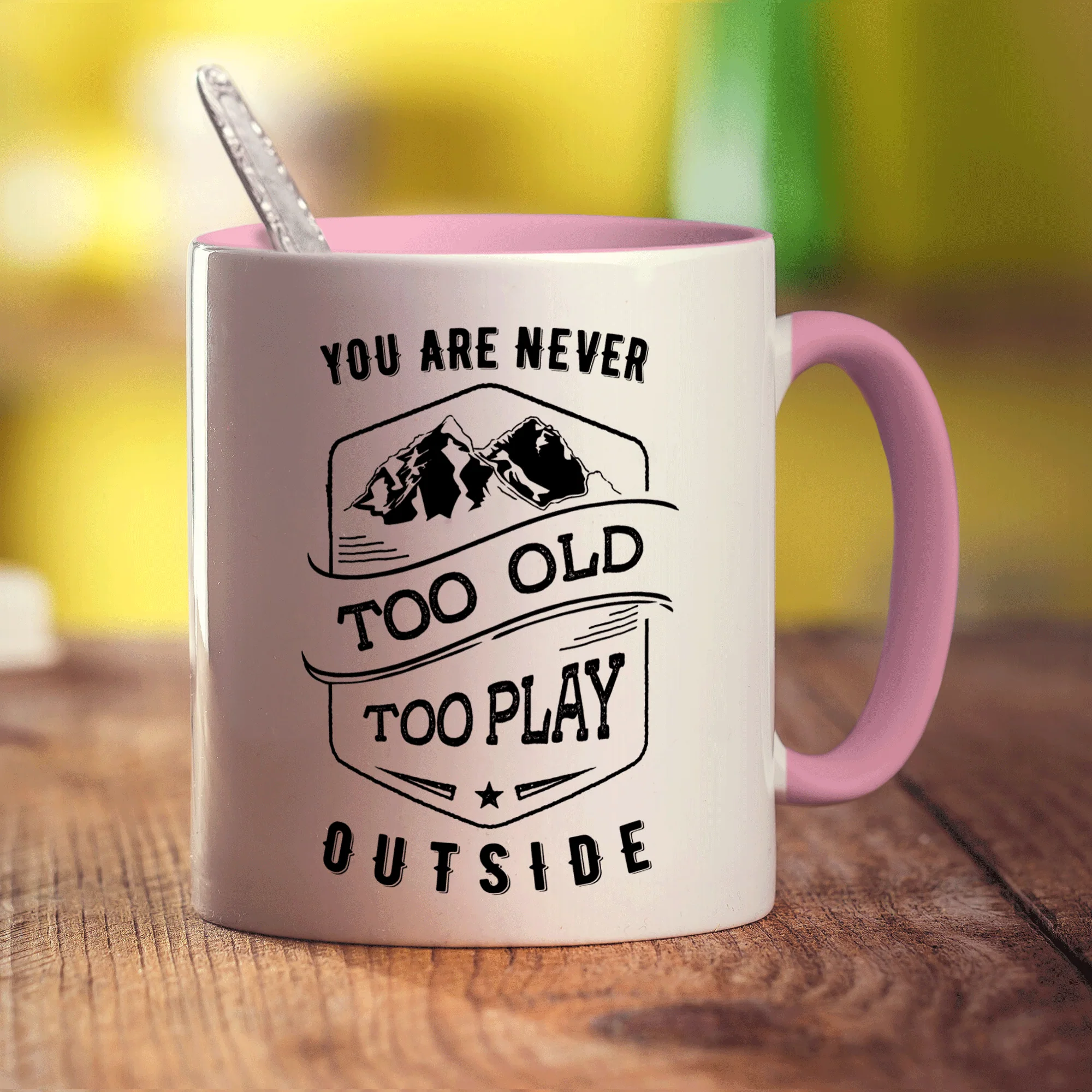 You Are Never Too Old To Play Outside Mug - Image 9