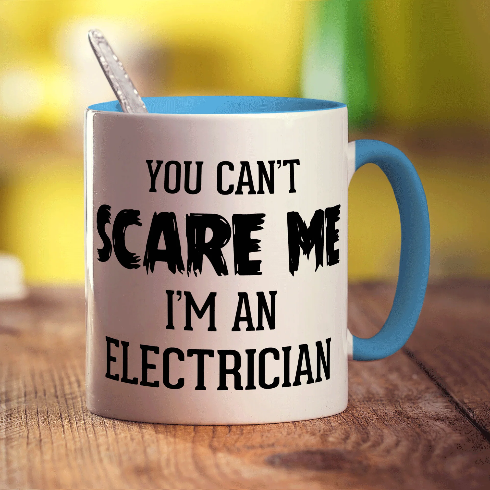 You Can't Scare Me I'm An Electrician Mug - Image 8