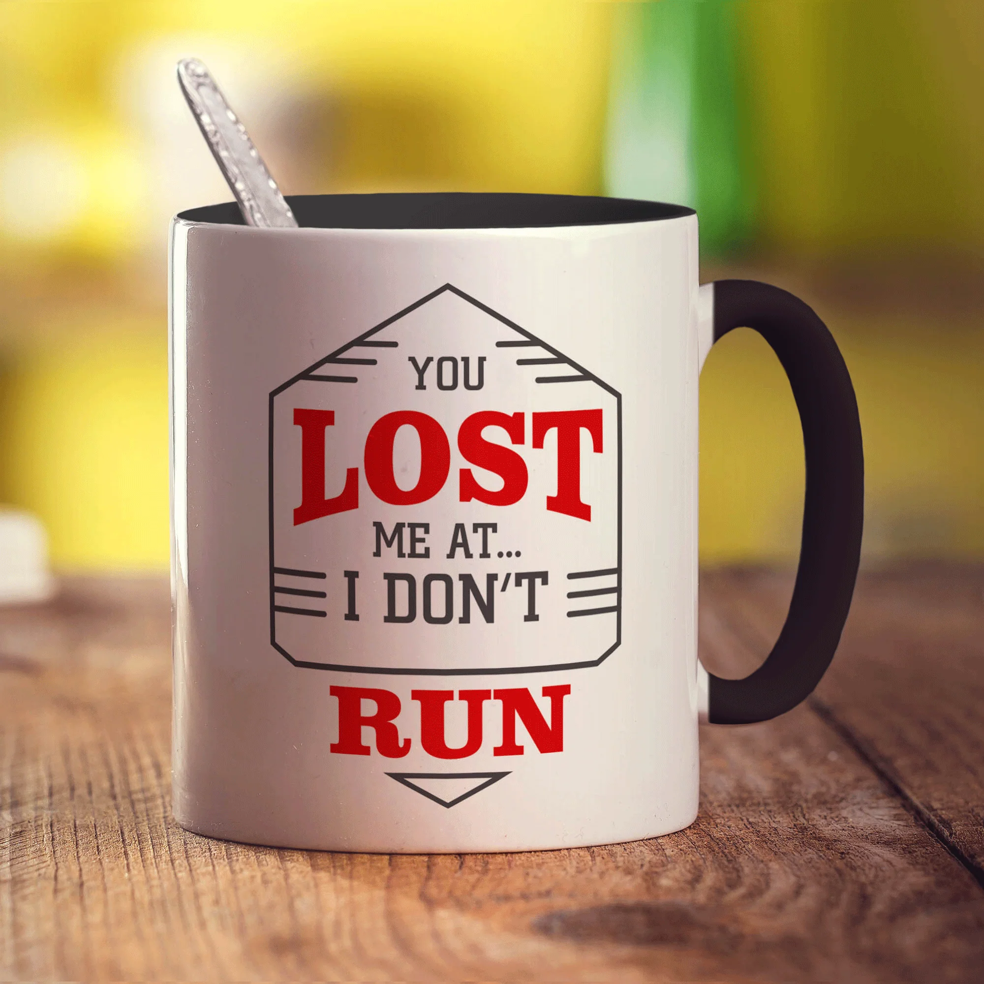 You Lost Me At I Don't Run Mug - Image 10