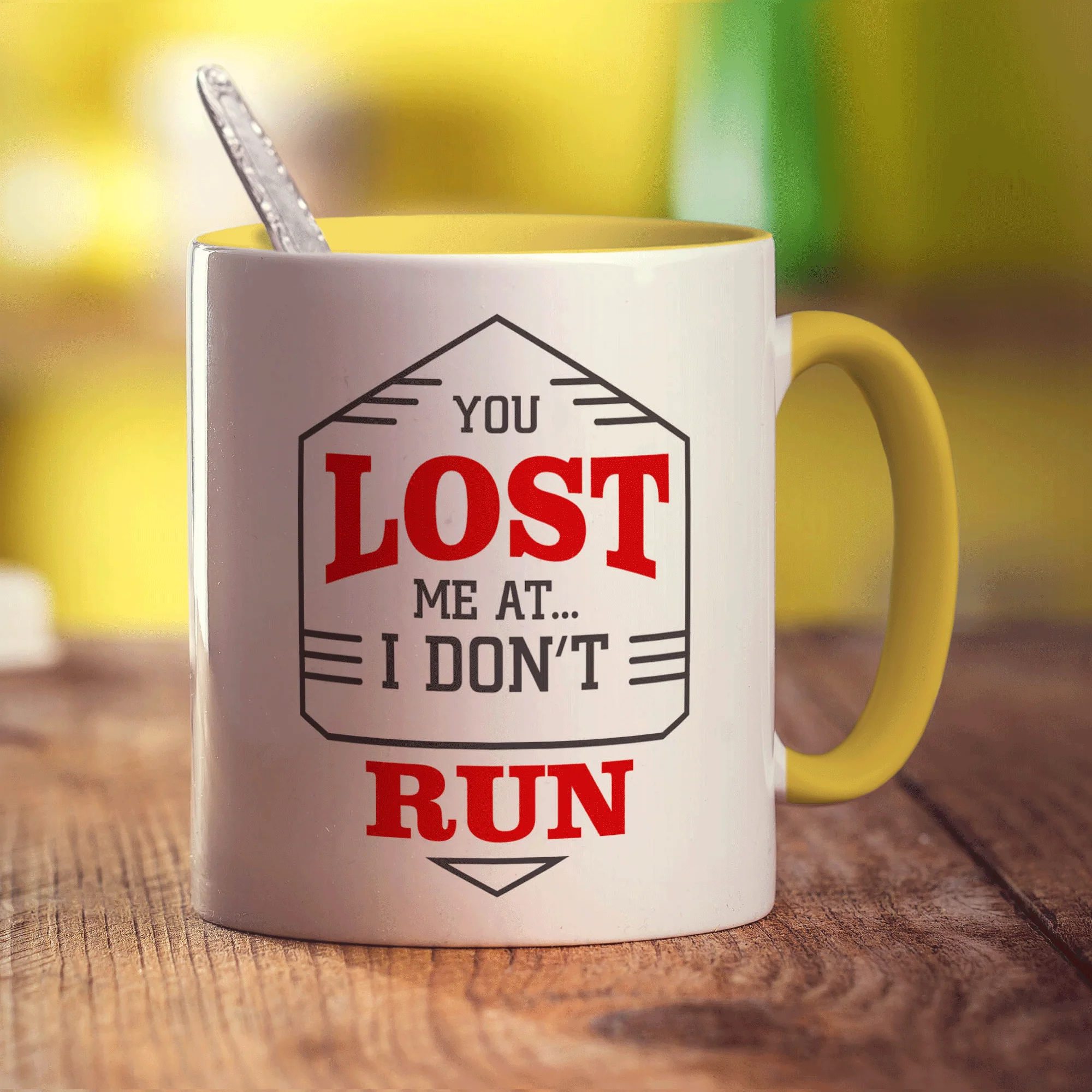 You Lost Me At I Don't Run Mug - Image 5