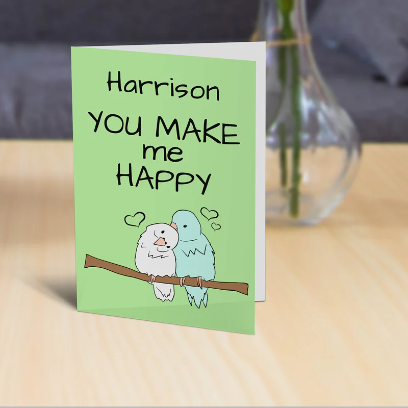 You Make Me Happy Card - Image 3