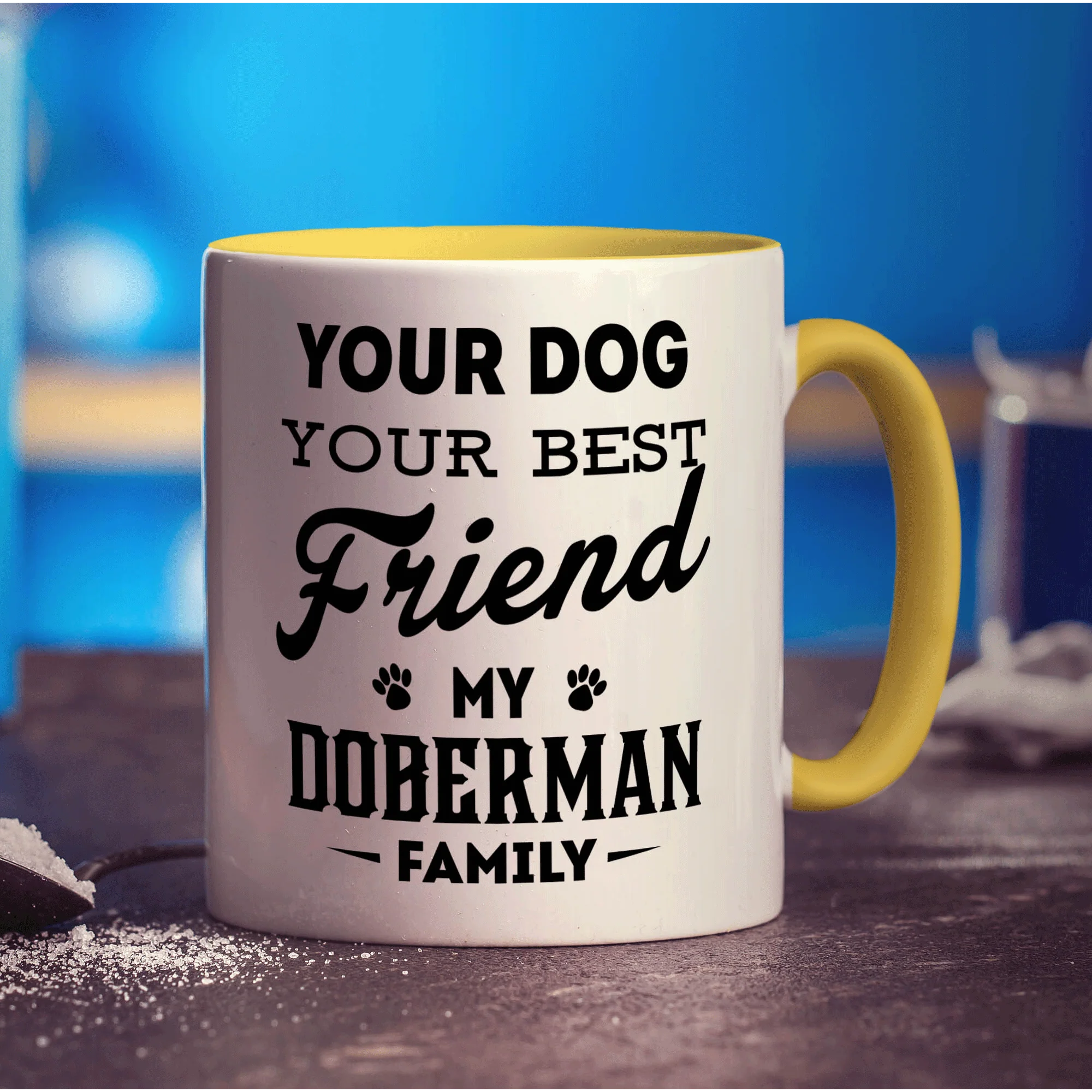 Your Dog, Your Best Friend - My Doberman, Family Mug - Image 5