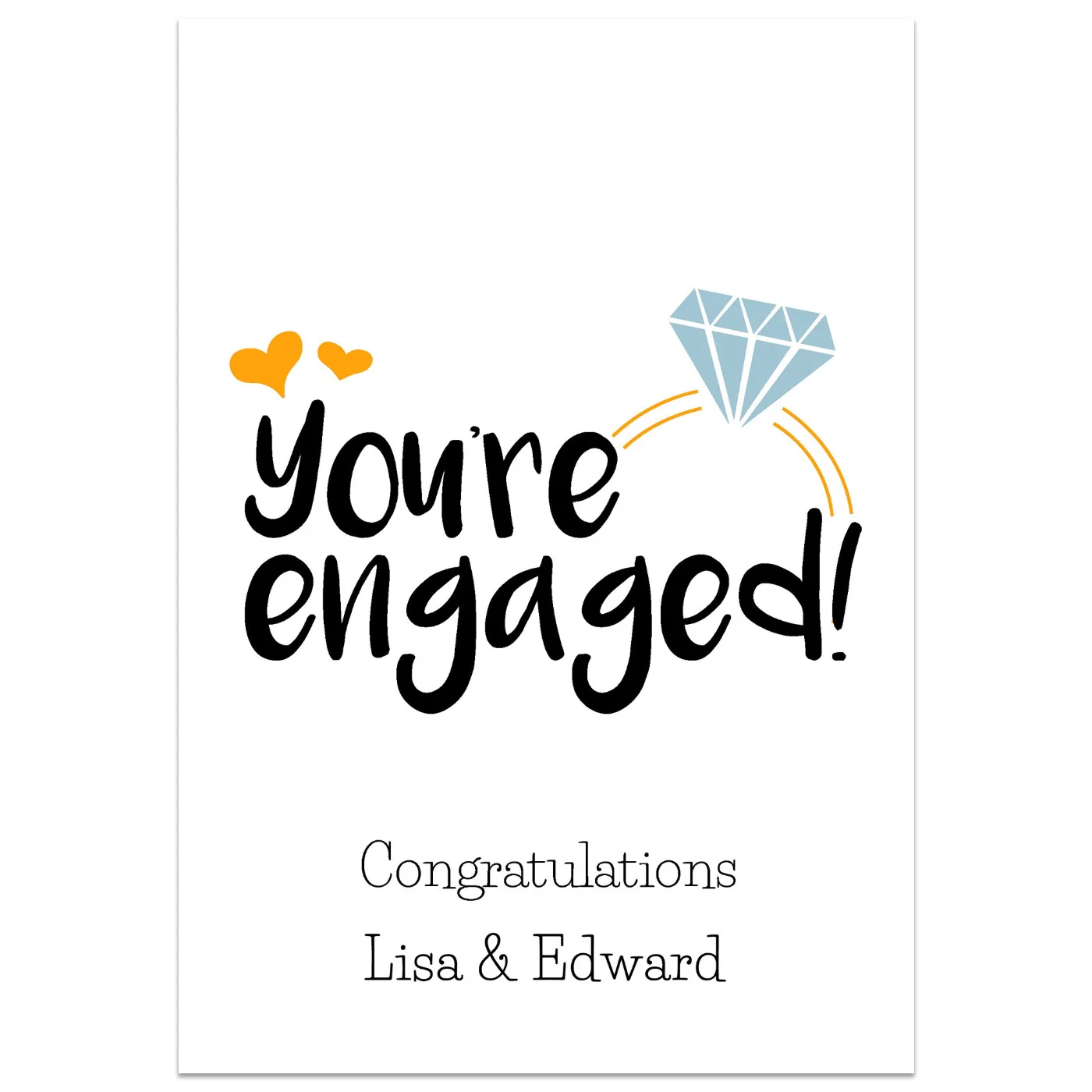 You're Engaged Ring Card