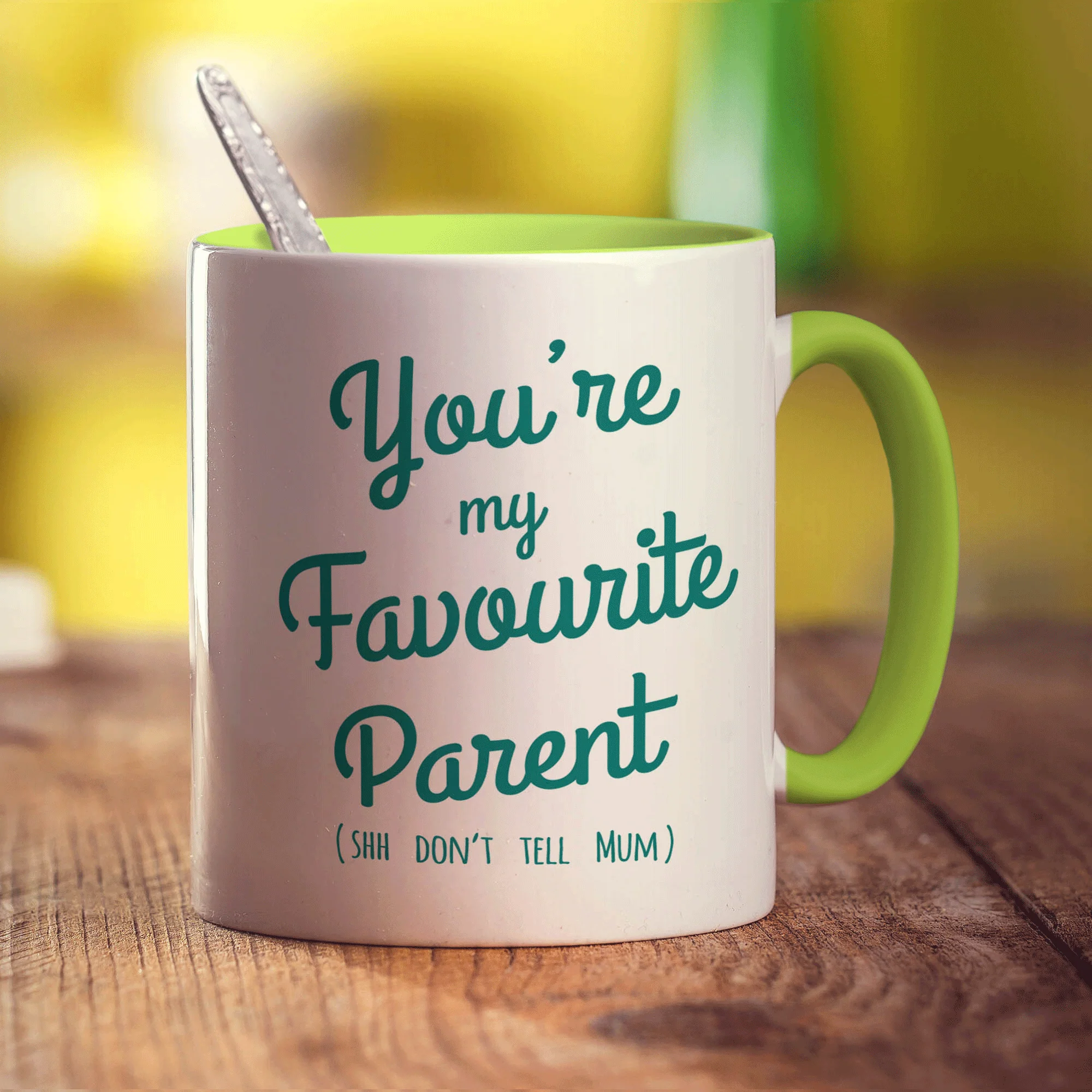 You're My Favourite Parent (Shh Don't Tell Mum) Mug - Image 7