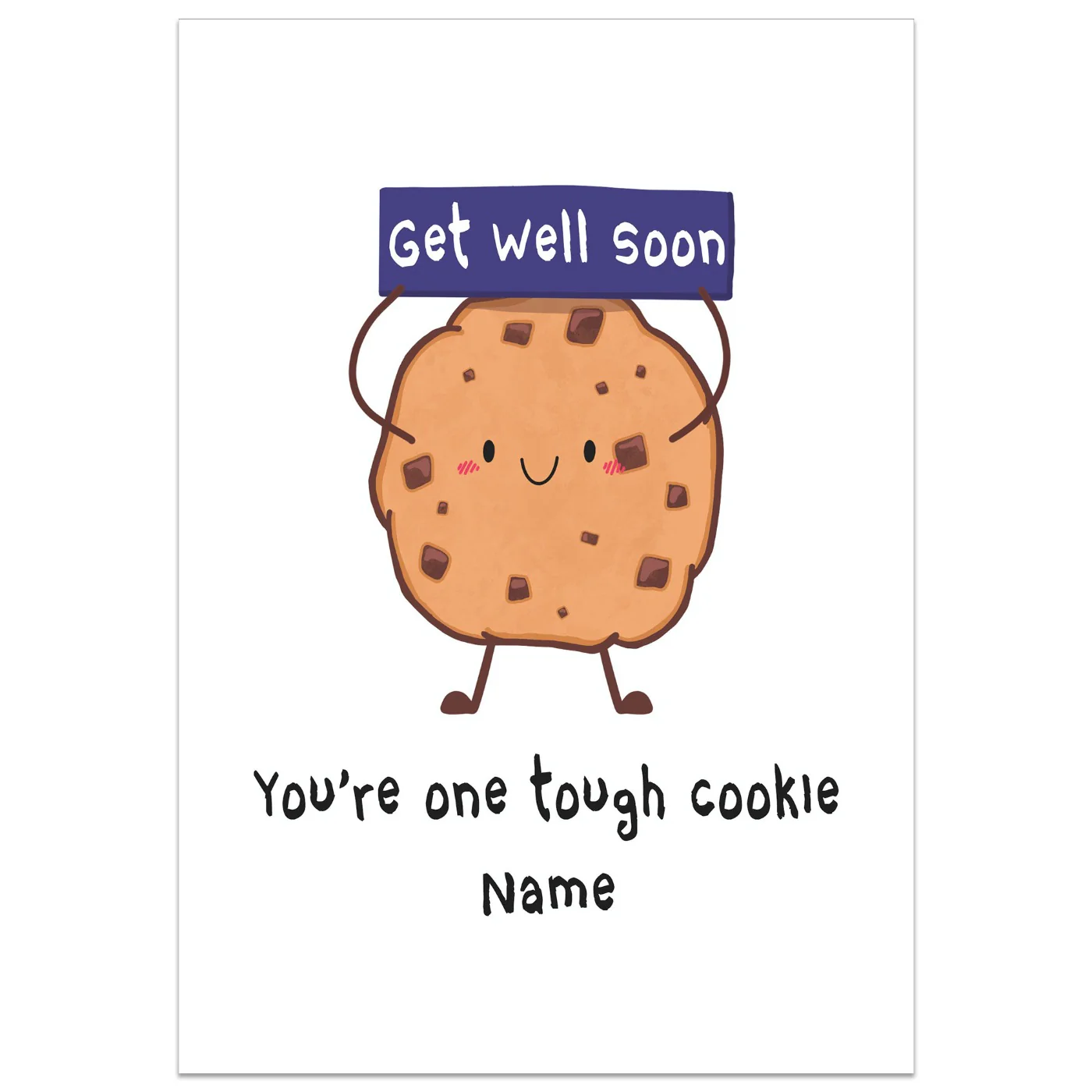 You're One Tough Cookie Card