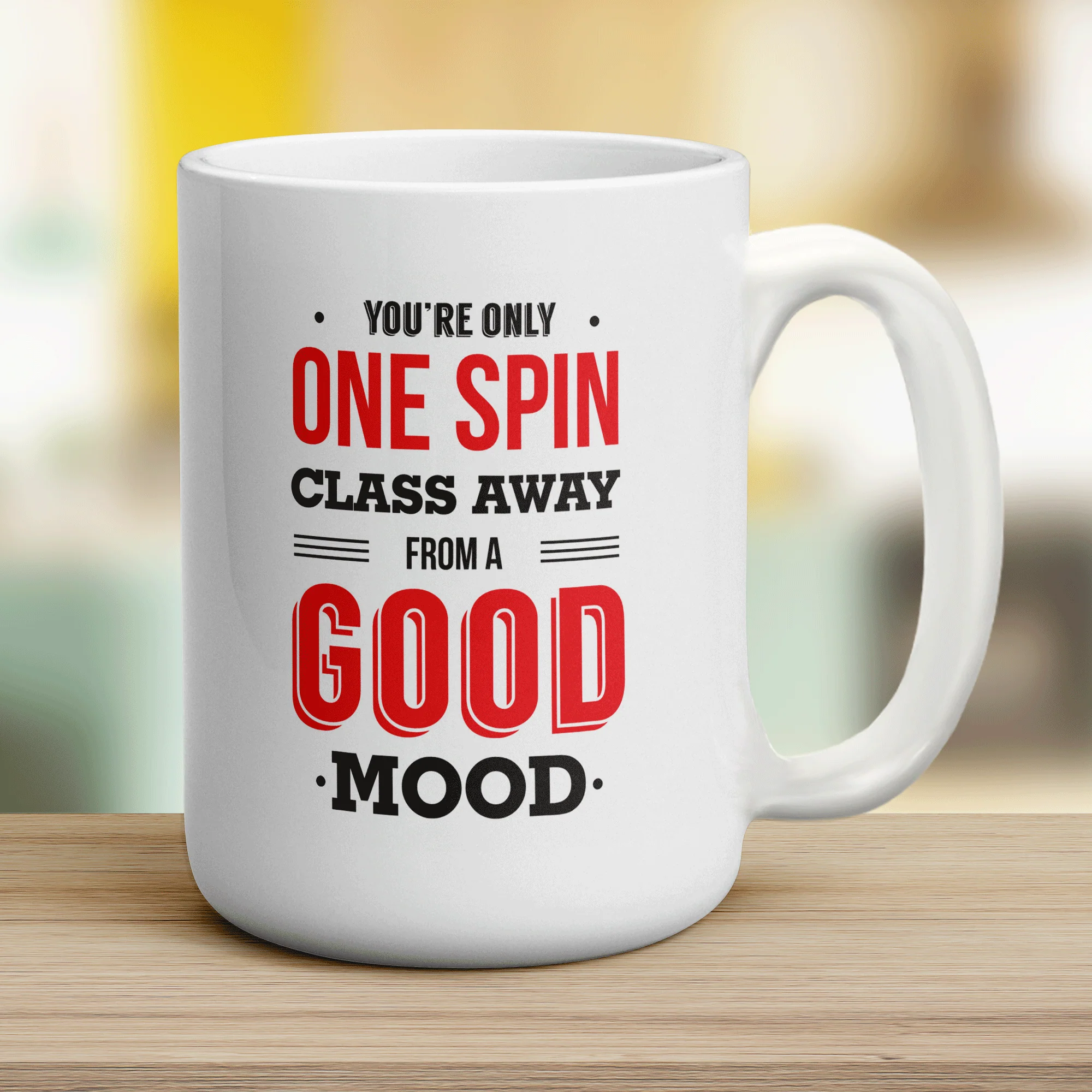 You're Only One Spin Class Away from a Good Mood Mug - Image 12